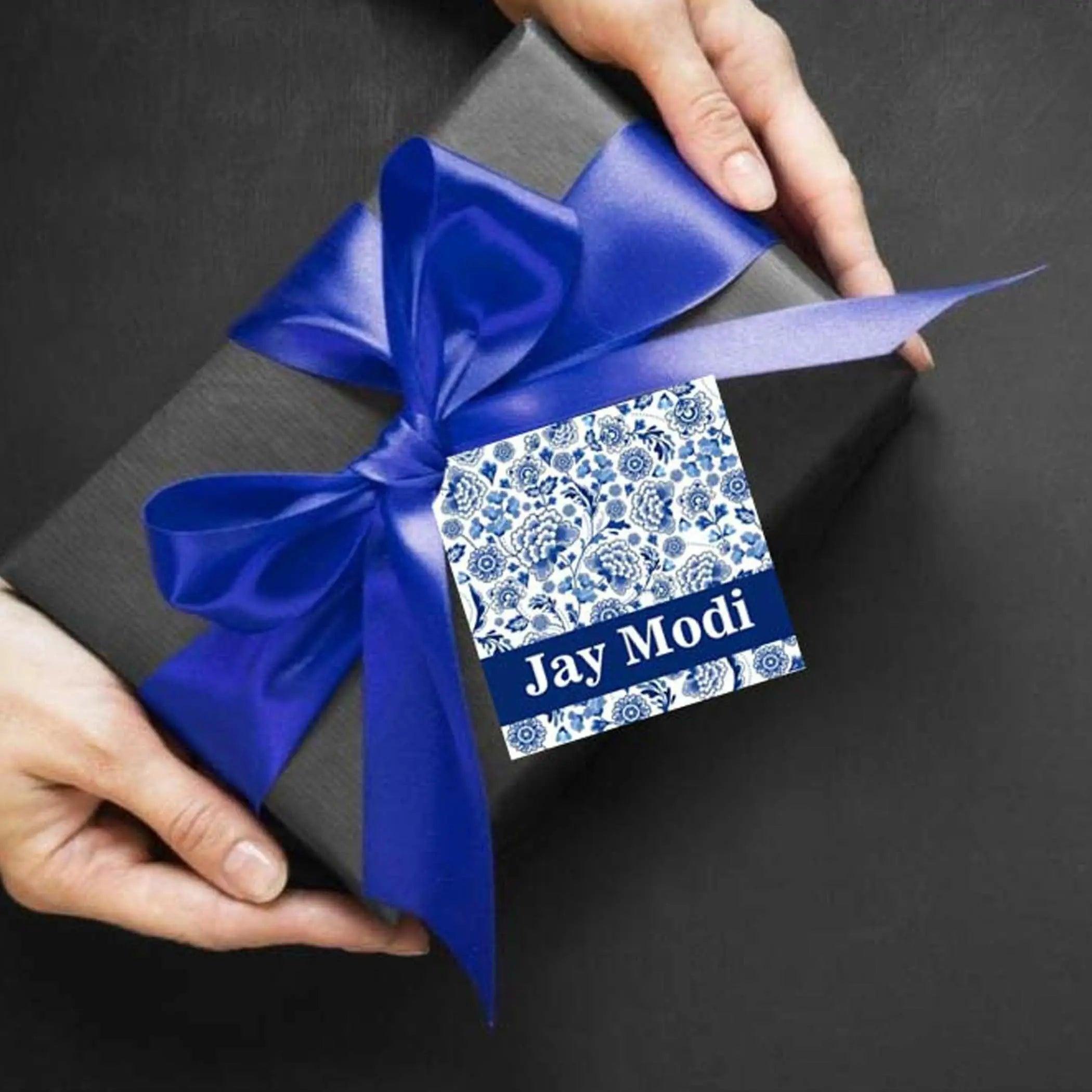 Gift tags Blue Filigree - Set of 10 - Chatterbox Labels