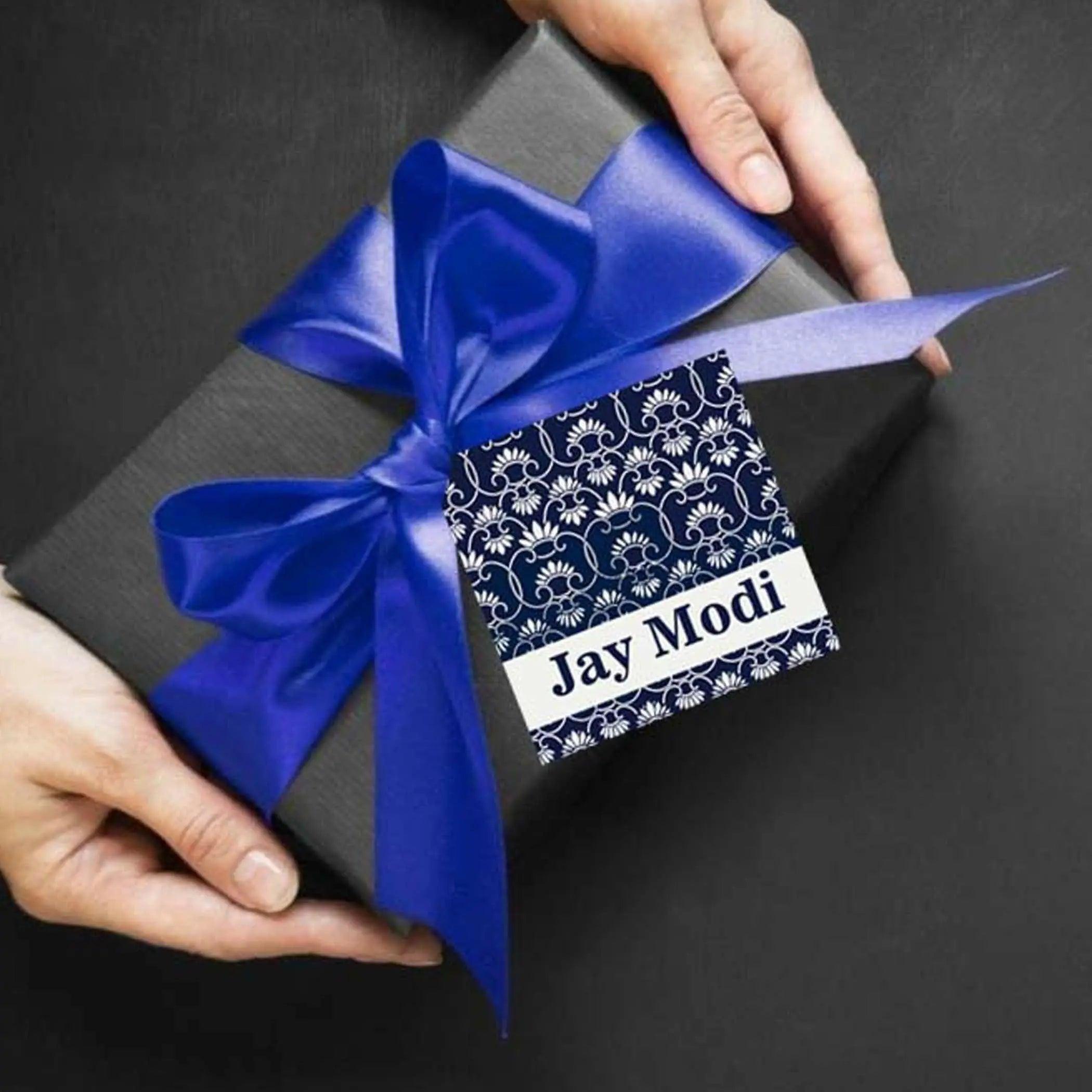 Gift tags Blue Filigree - Set of 10 - Chatterbox Labels