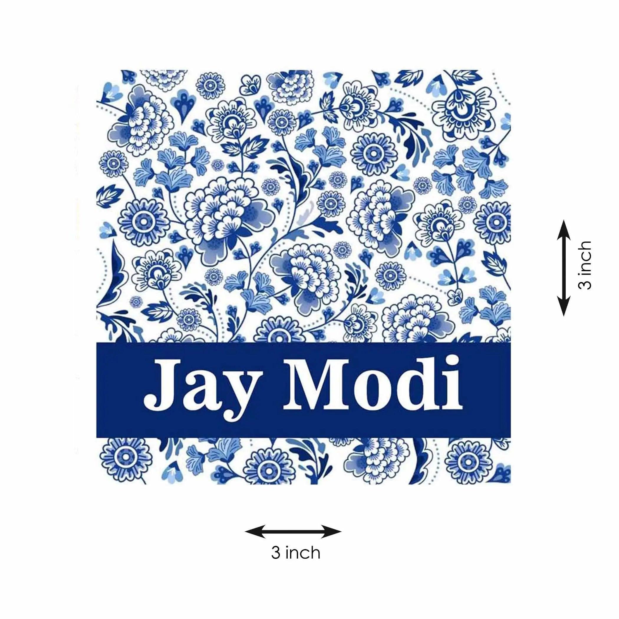 Gift tags Blue Filigree - Set of 10 - Chatterbox Labels
