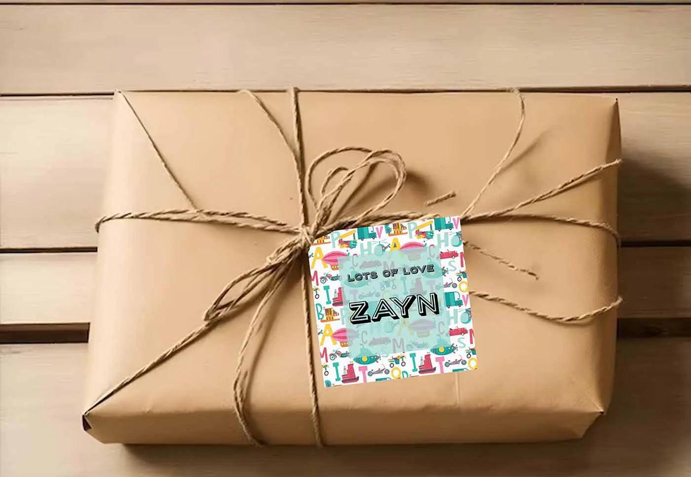 Gift tags / Gift Stickers - A to Z theme Chatterbox Labels