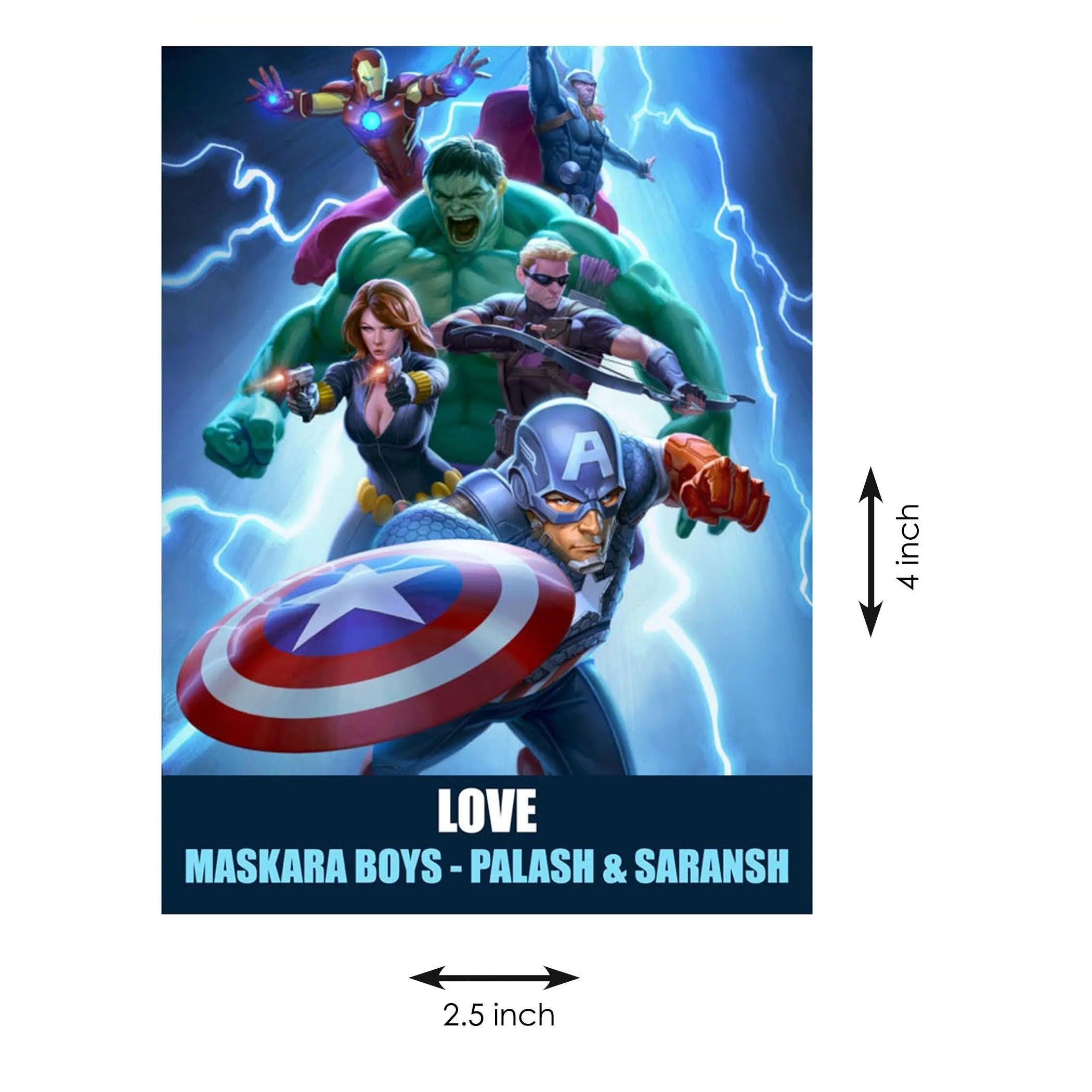 Gift tags Avengers - Set of 10 Chatterbox Labels
