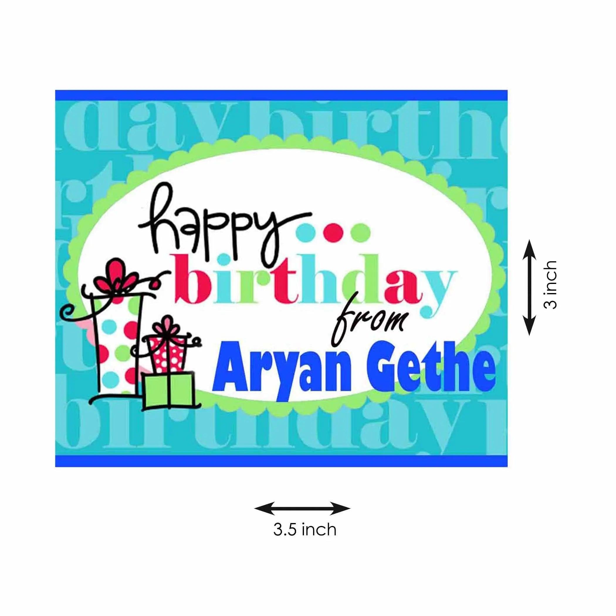 Gift tags Blue Gift - Set of 10 Chatterbox Labels