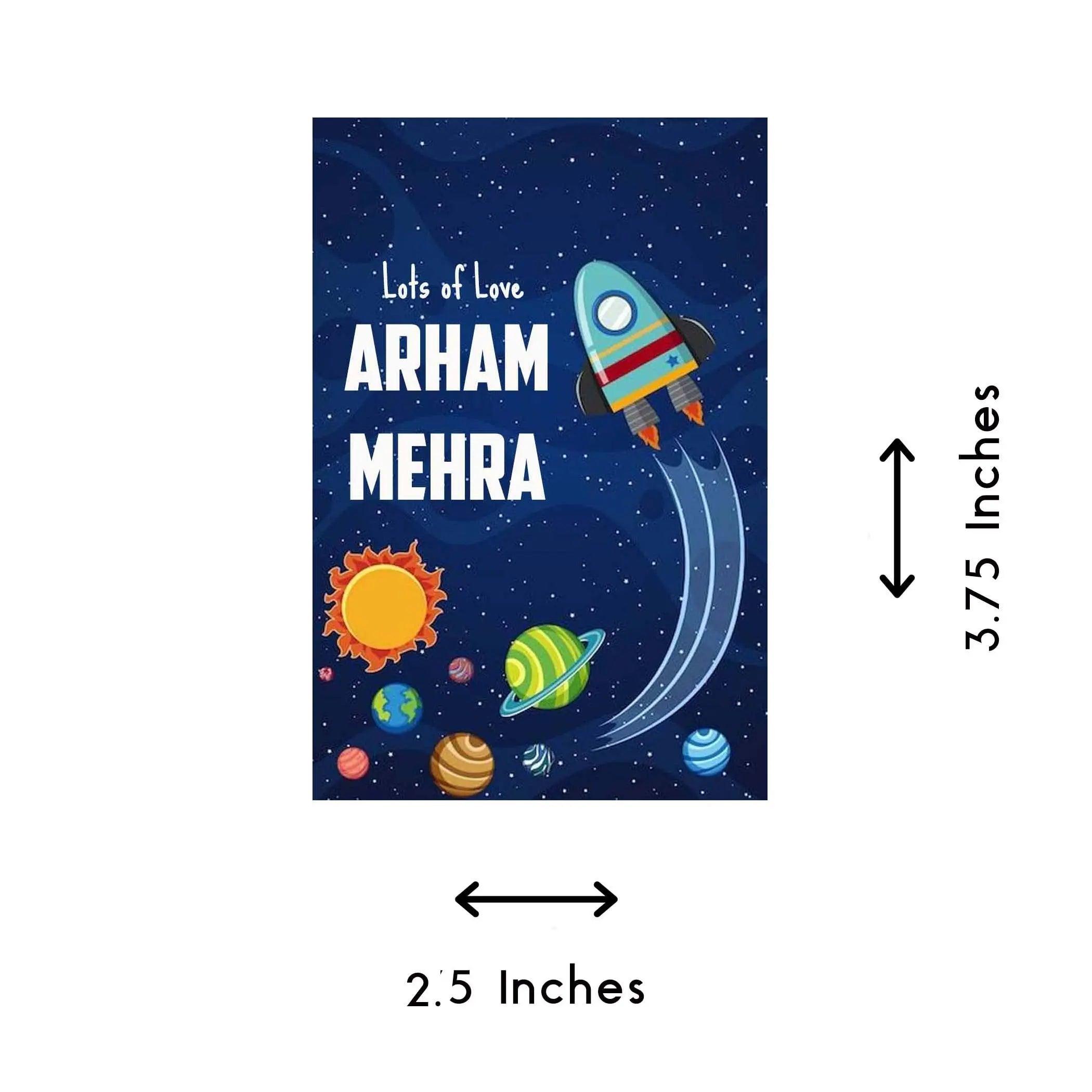 Gift tags / Gift Stickers - Cosmic Adventure theme Chatterbox Labels