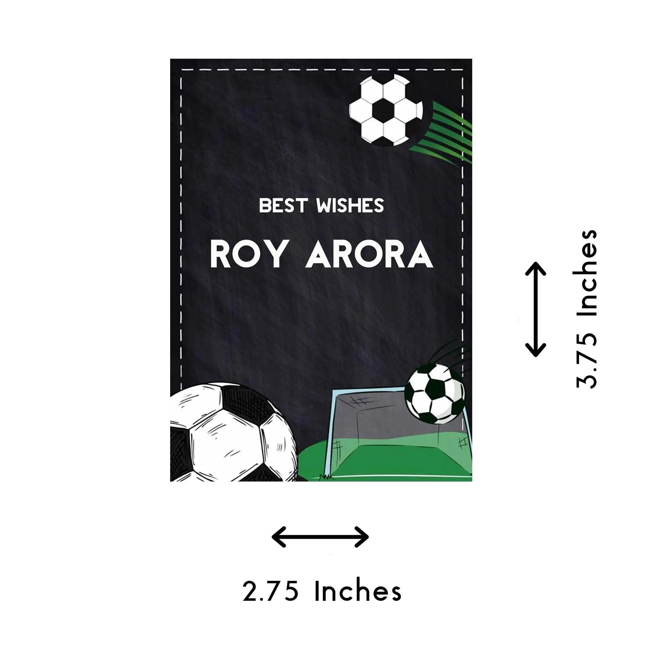 Gift tags / Gift Stickers - Football Play Field theme Chatterbox Labels