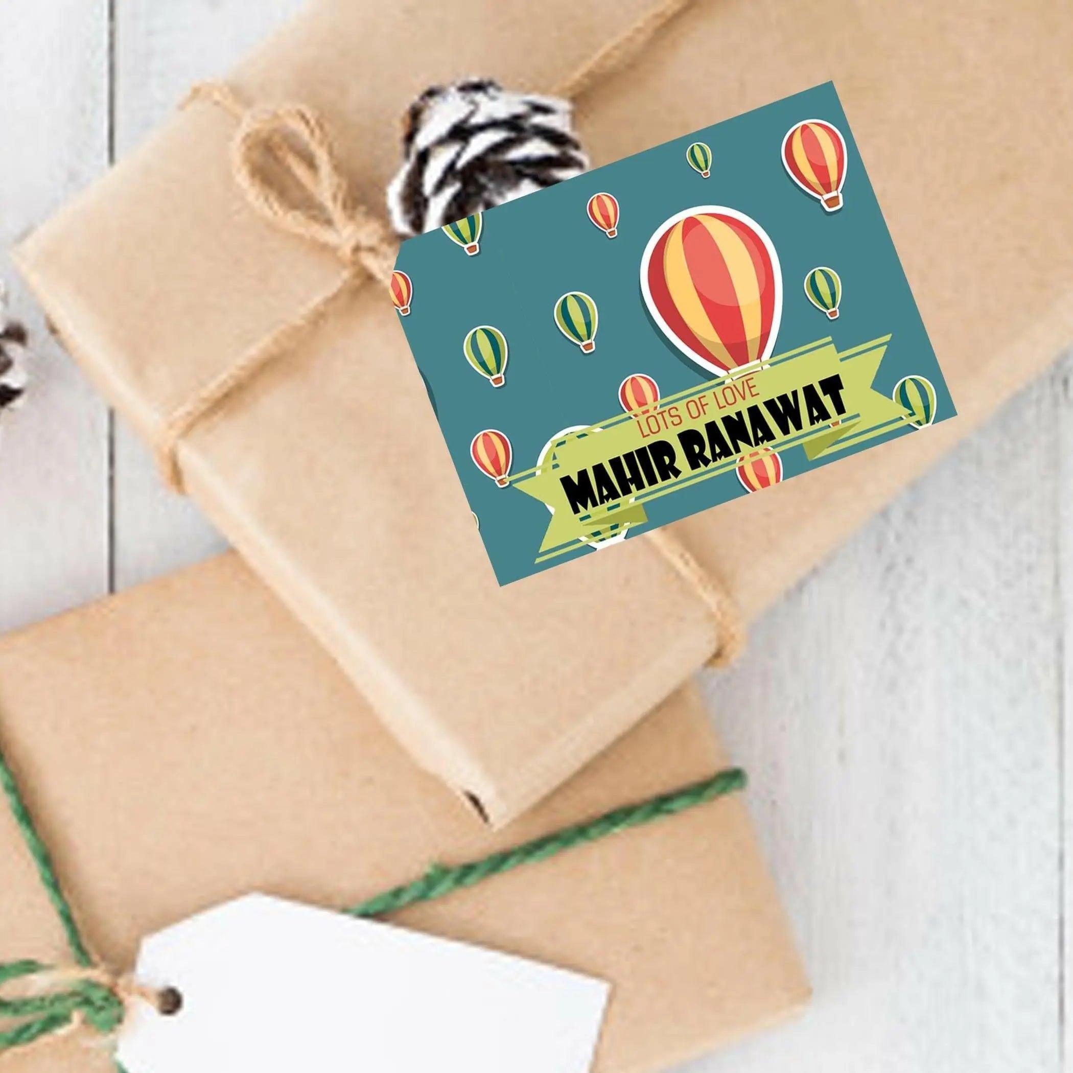 Gift tags Hot Air Balloon - Set of 10 Chatterbox Labels