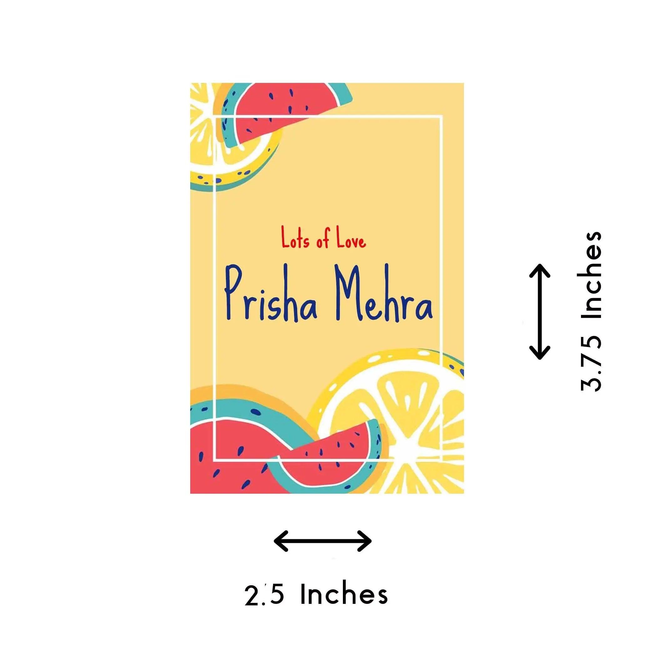 Gift tags / Gift Stickers - Juicy Sunshine theme Chatterbox Labels