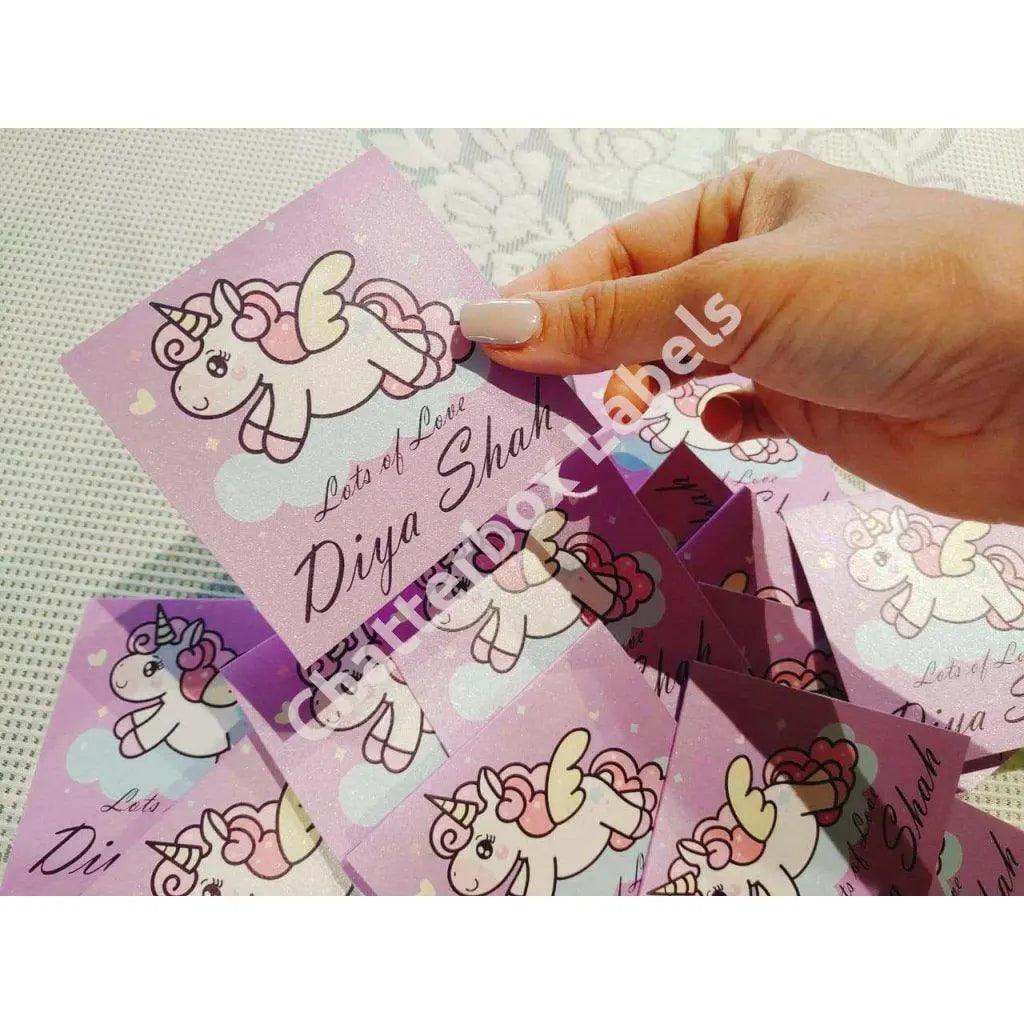 Gift tags Lavender Unicorn - Set of 10 Chatterbox Labels