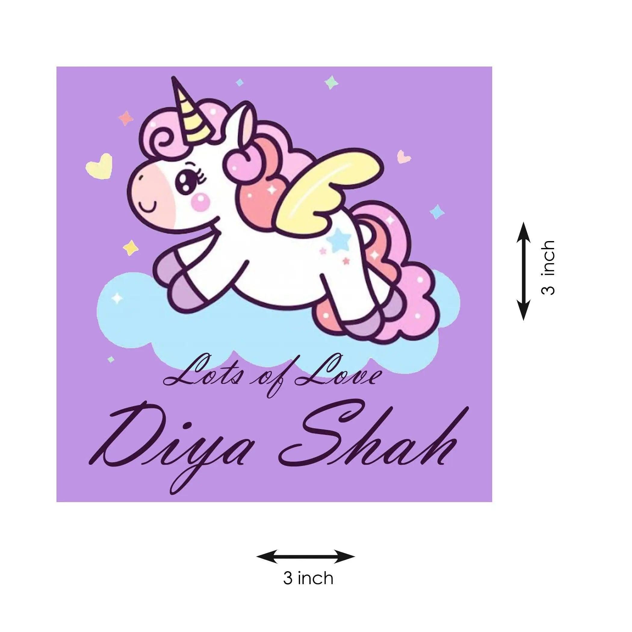 Gift tags Lavender Unicorn - Set of 10 Chatterbox Labels