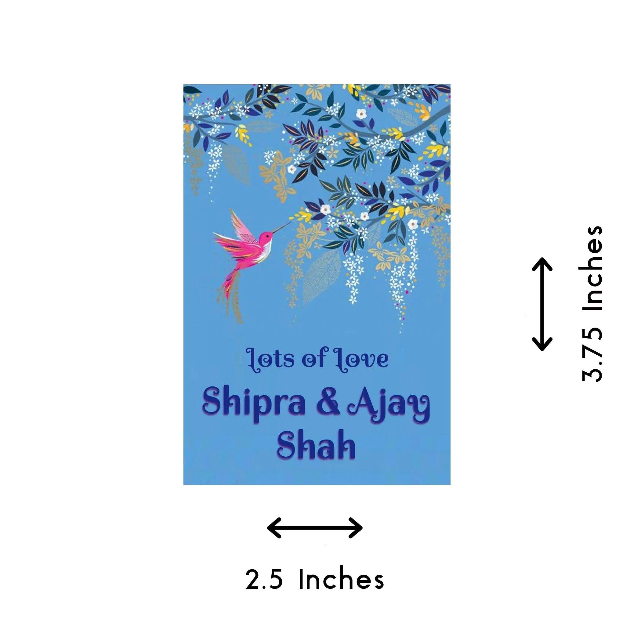 Gift tags / Gift Stickers - Petals in Flight Chatterbox Labels