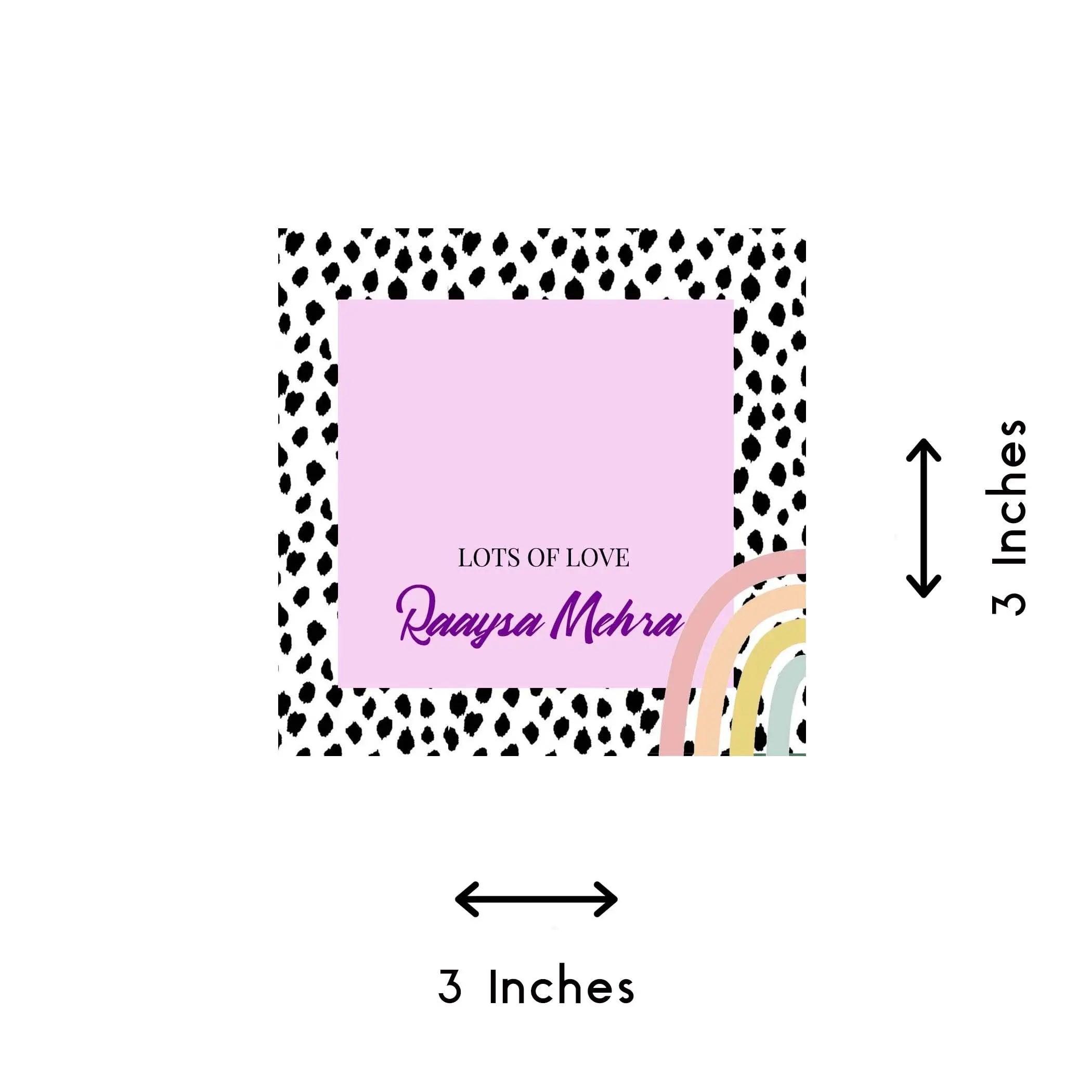 Gift tags / Gift Stickers - Polka Prism theme Chatterbox Labels