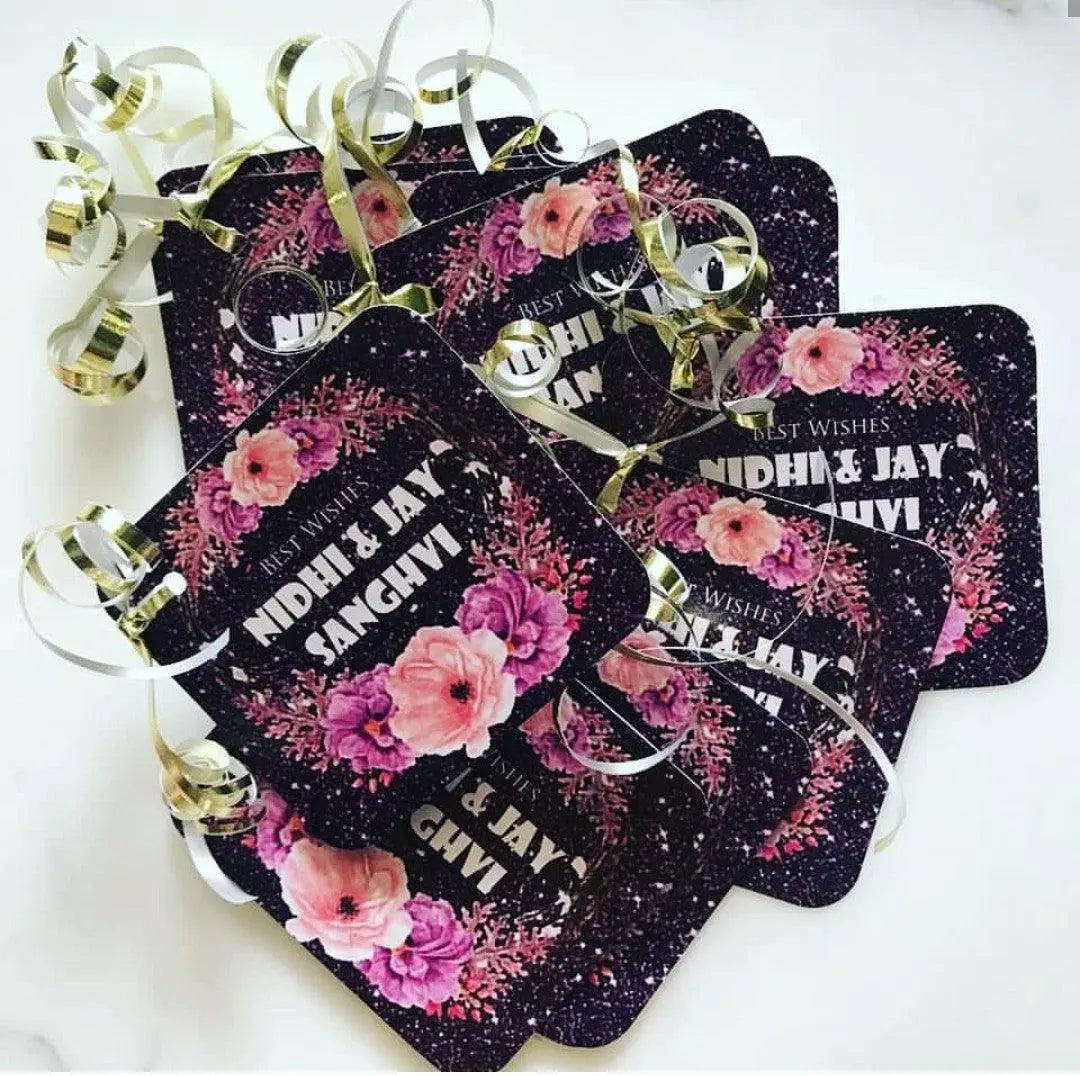 Gift tags Purple Glitter - Set of 10 Chatterbox Labels