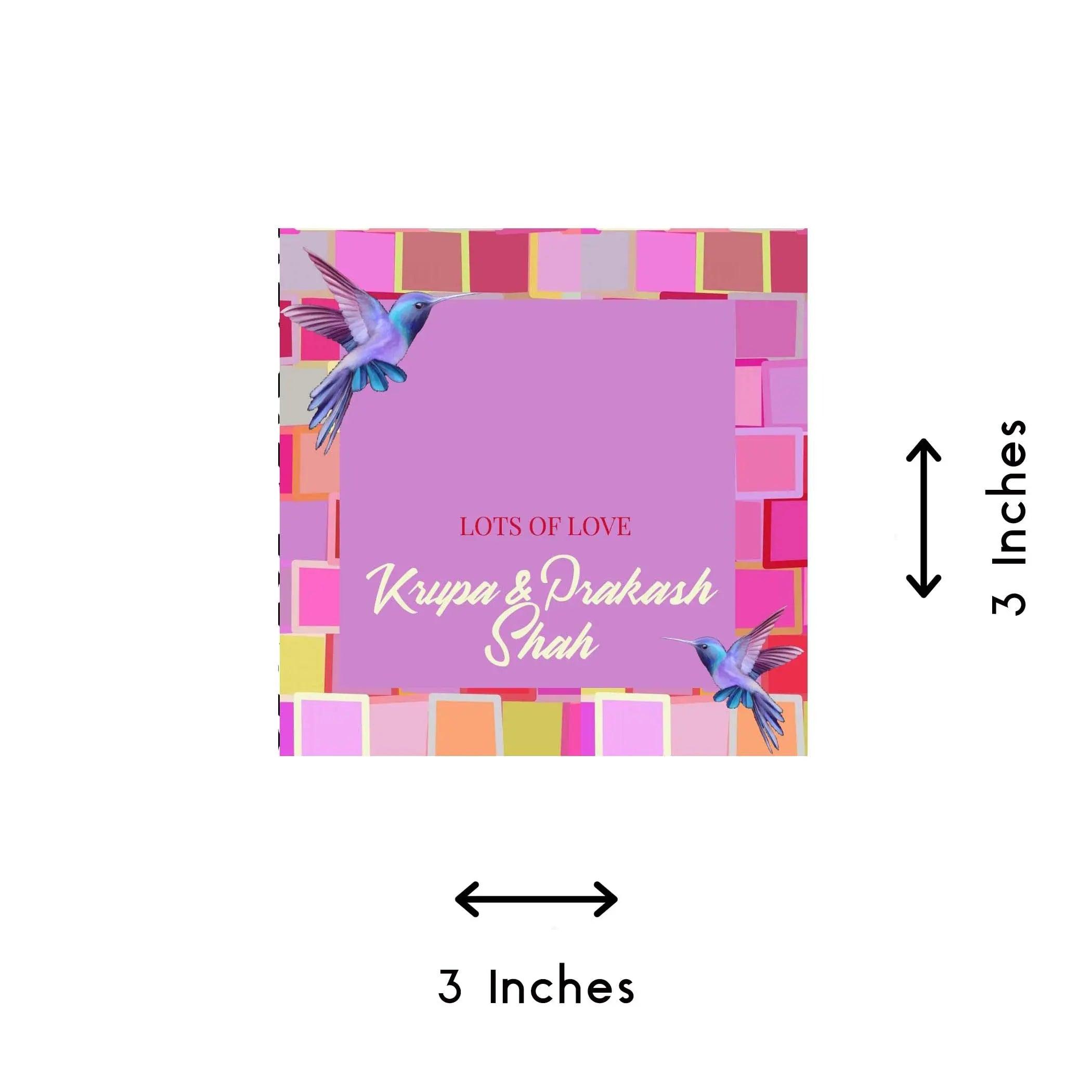 Gift tags / Gift Stickers - Rose Radiance Chatterbox Labels