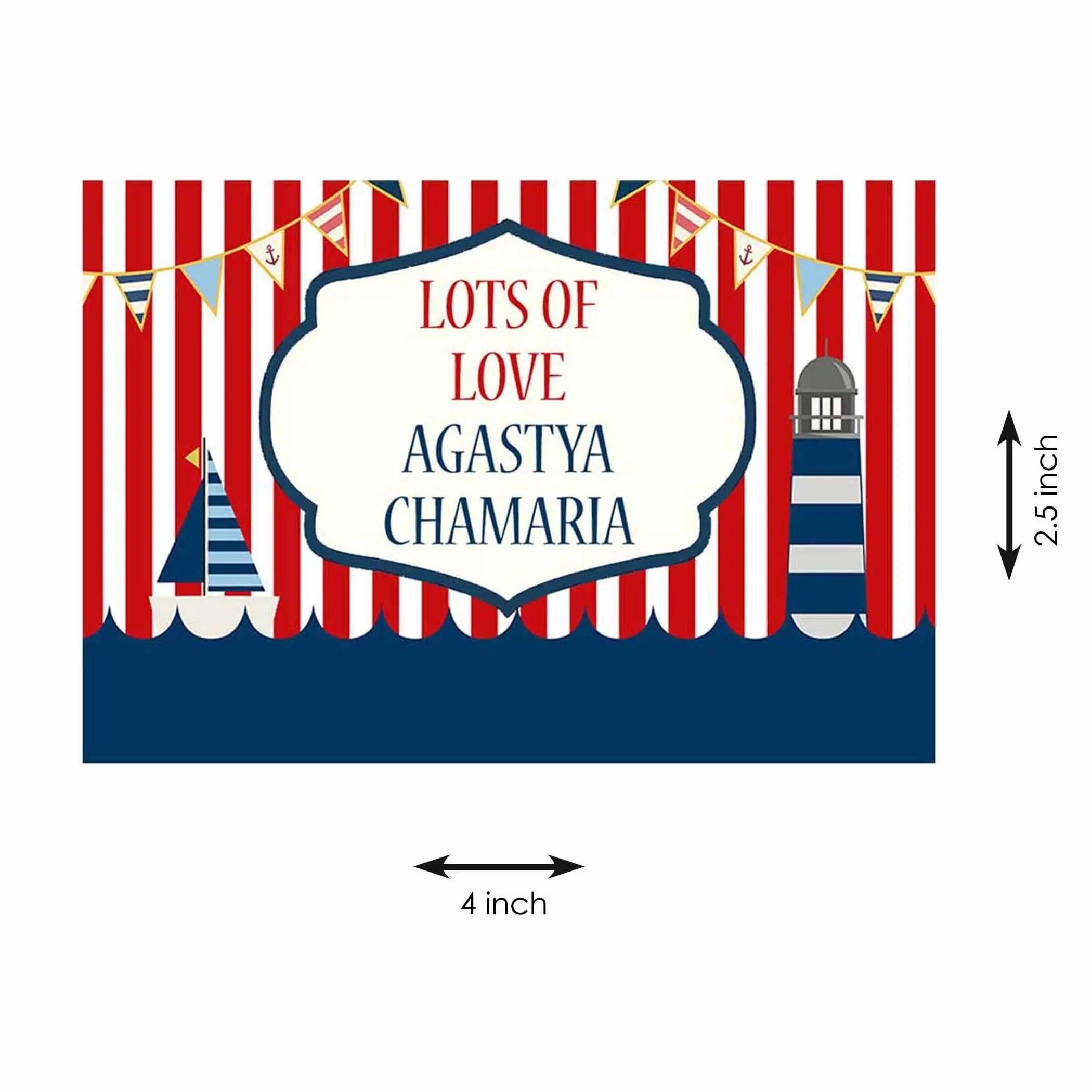 Gift tags Sailor - Set of 10 Chatterbox Labels