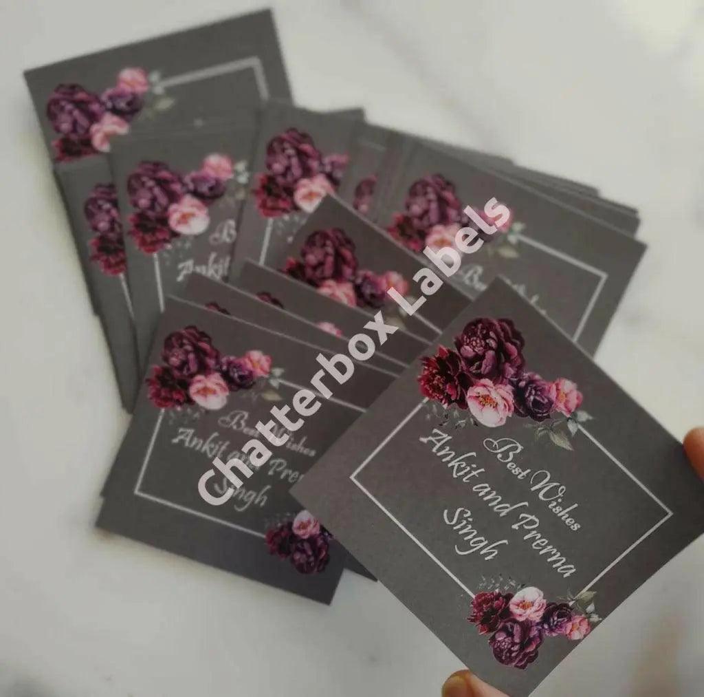 Gift tags Sharp Grey - Set of 10 Chatterbox Labels