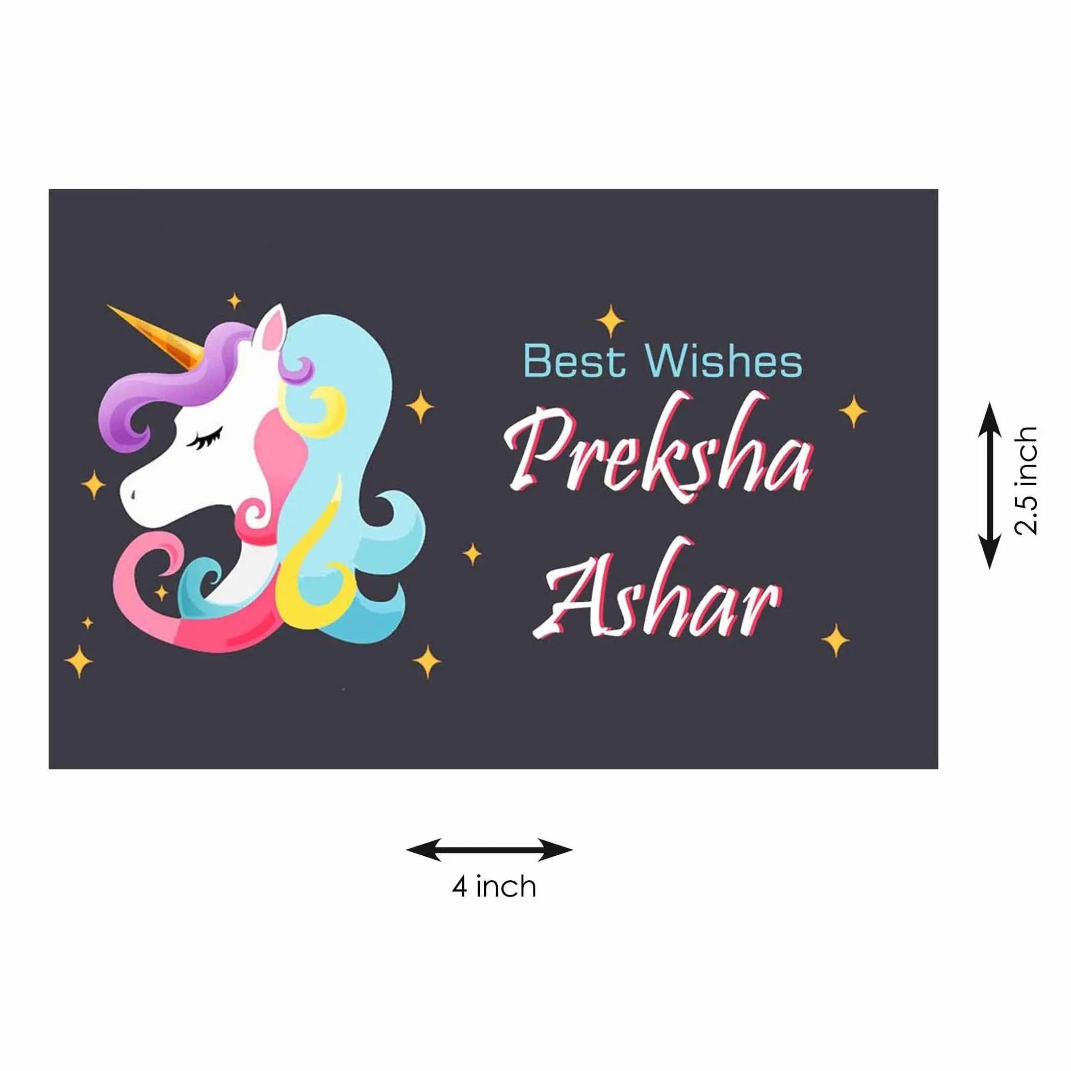 Gift tags Unicorn Face - Set of 10 Chatterbox Labels