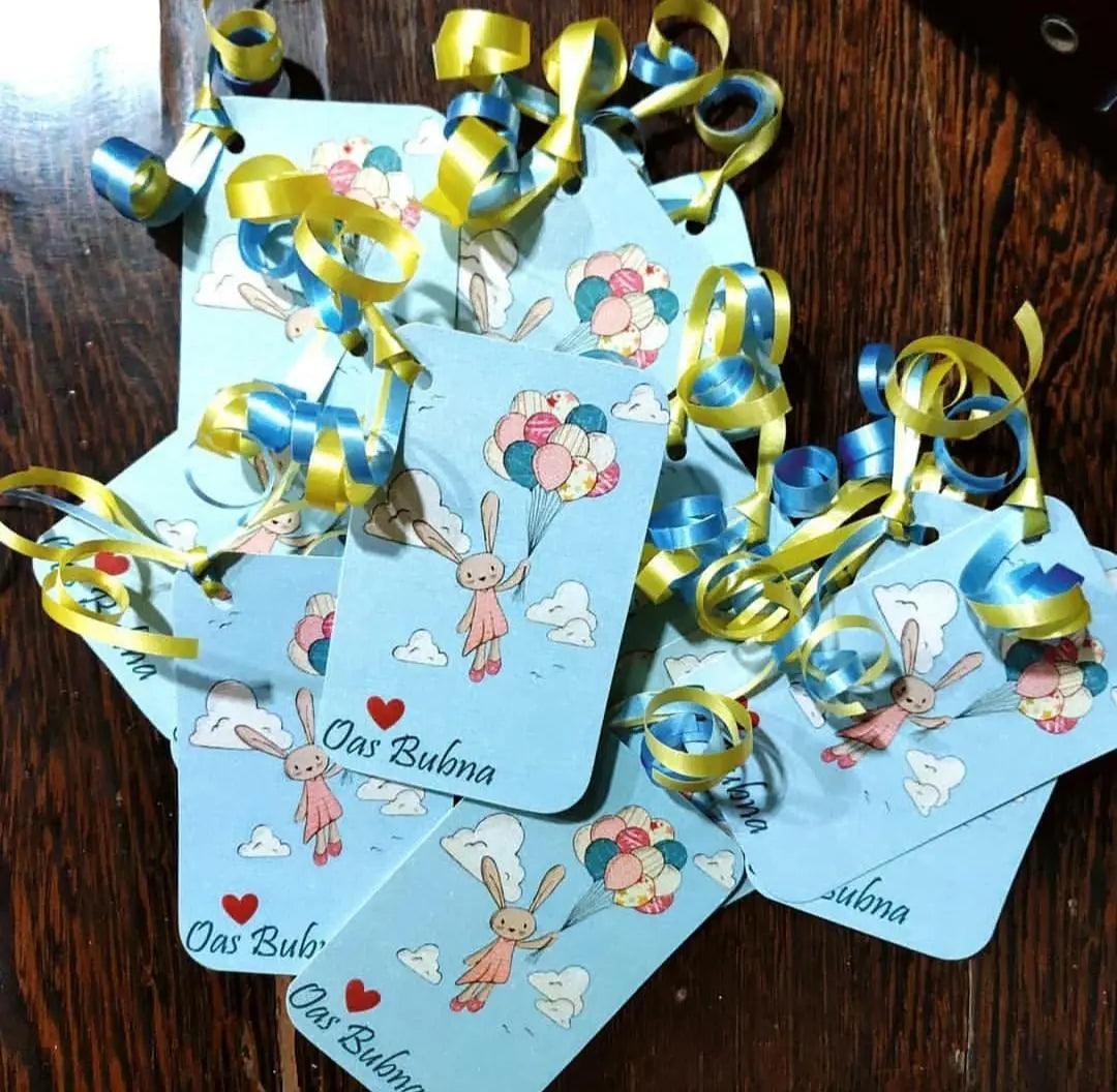 Gift tags Vintage Bunny - Set of 10 Chatterbox Labels