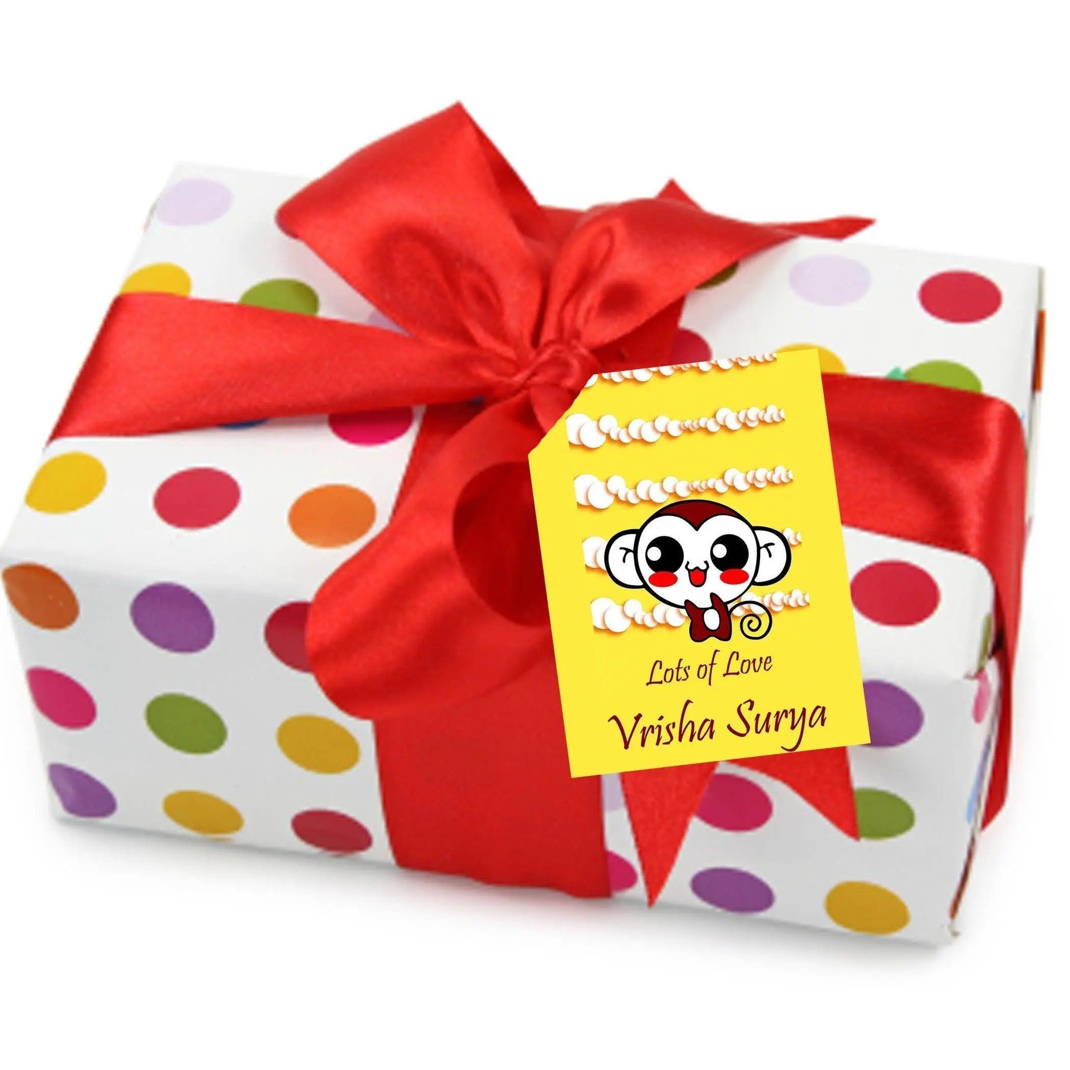 Gift tags Monkey Theme - Set of 10 - Chatterbox Labels