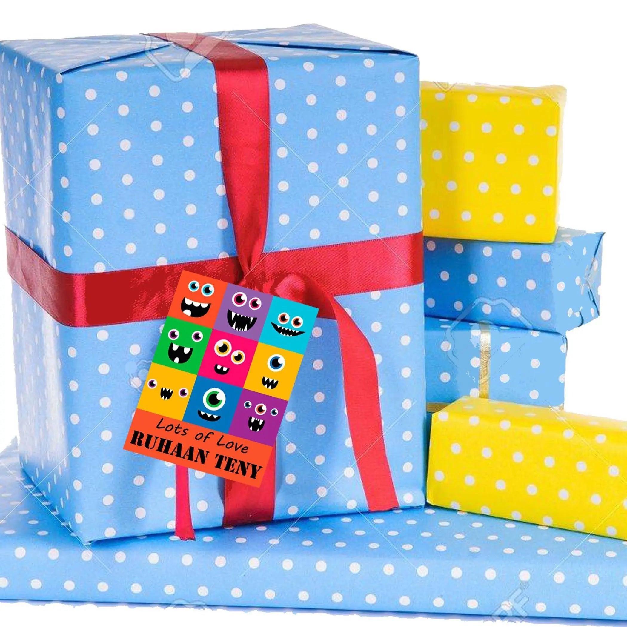 Gift tags Multicolor Monster - Set of 10 - Chatterbox Labels