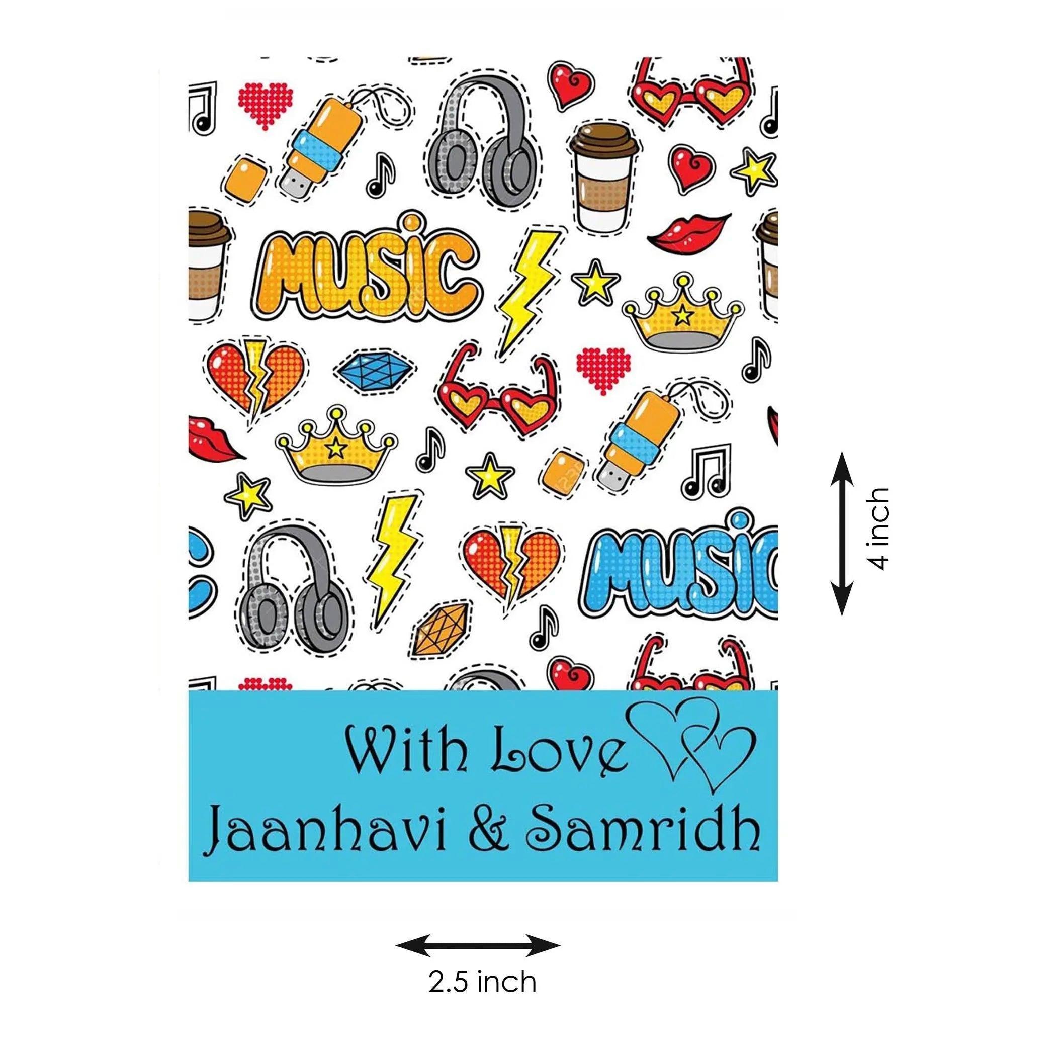 Gift tags Music Theme - Set of 10 - Chatterbox Labels