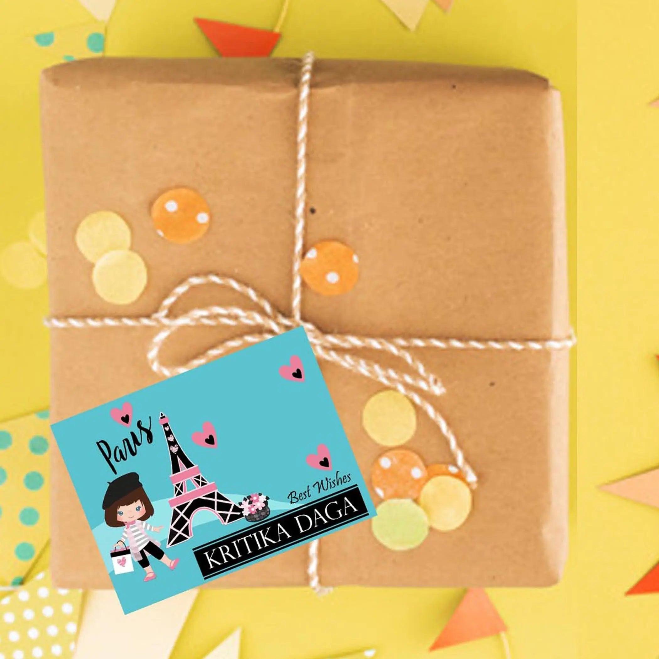 Gift tags Paris Theme - Set of 10 - Chatterbox Labels