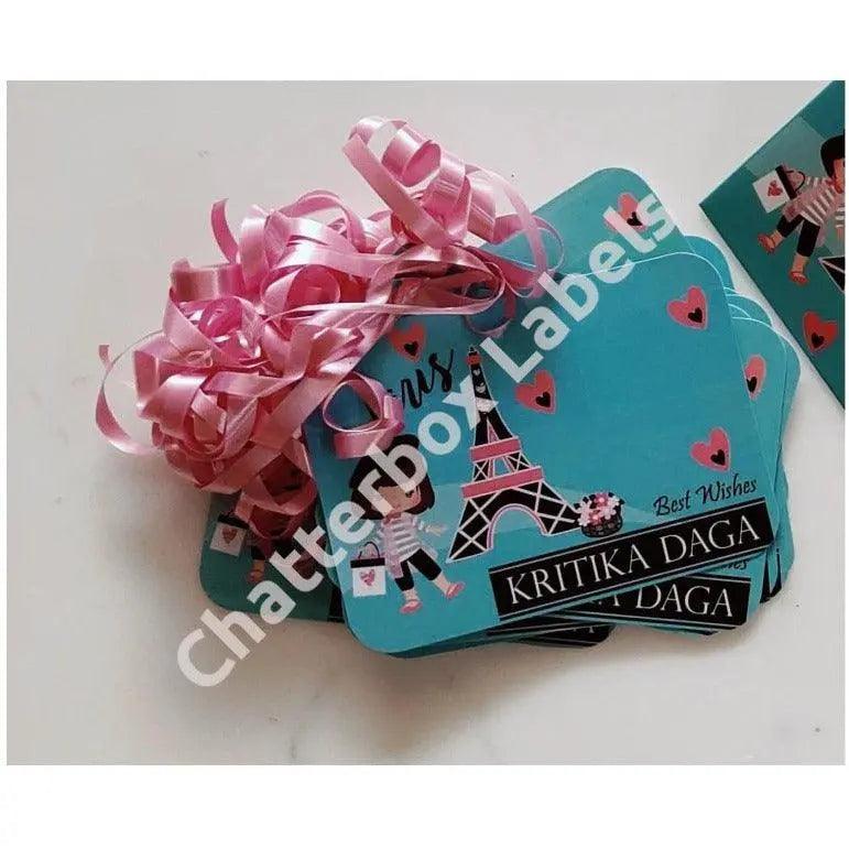 Gift tags Paris Theme - Set of 10 - Chatterbox Labels