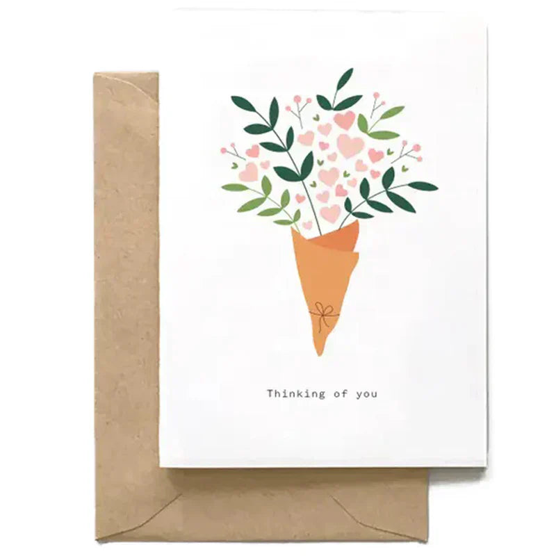 Heart Bouquet Card