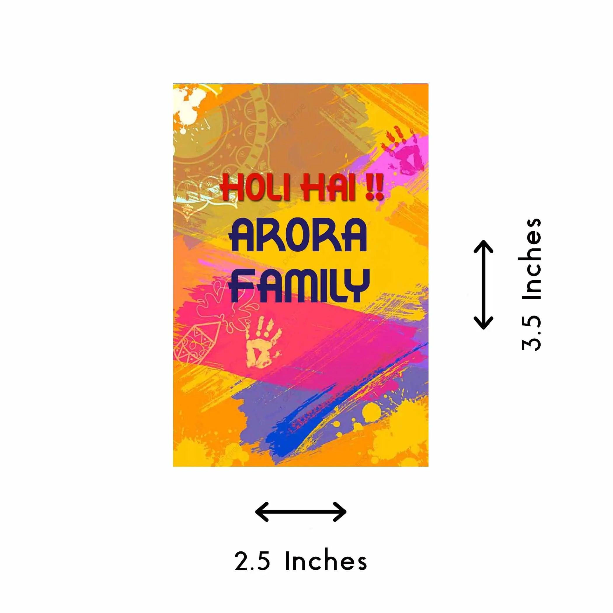 Holi Celebrations - Gift tags - Set of 10 - Chatterbox Labels