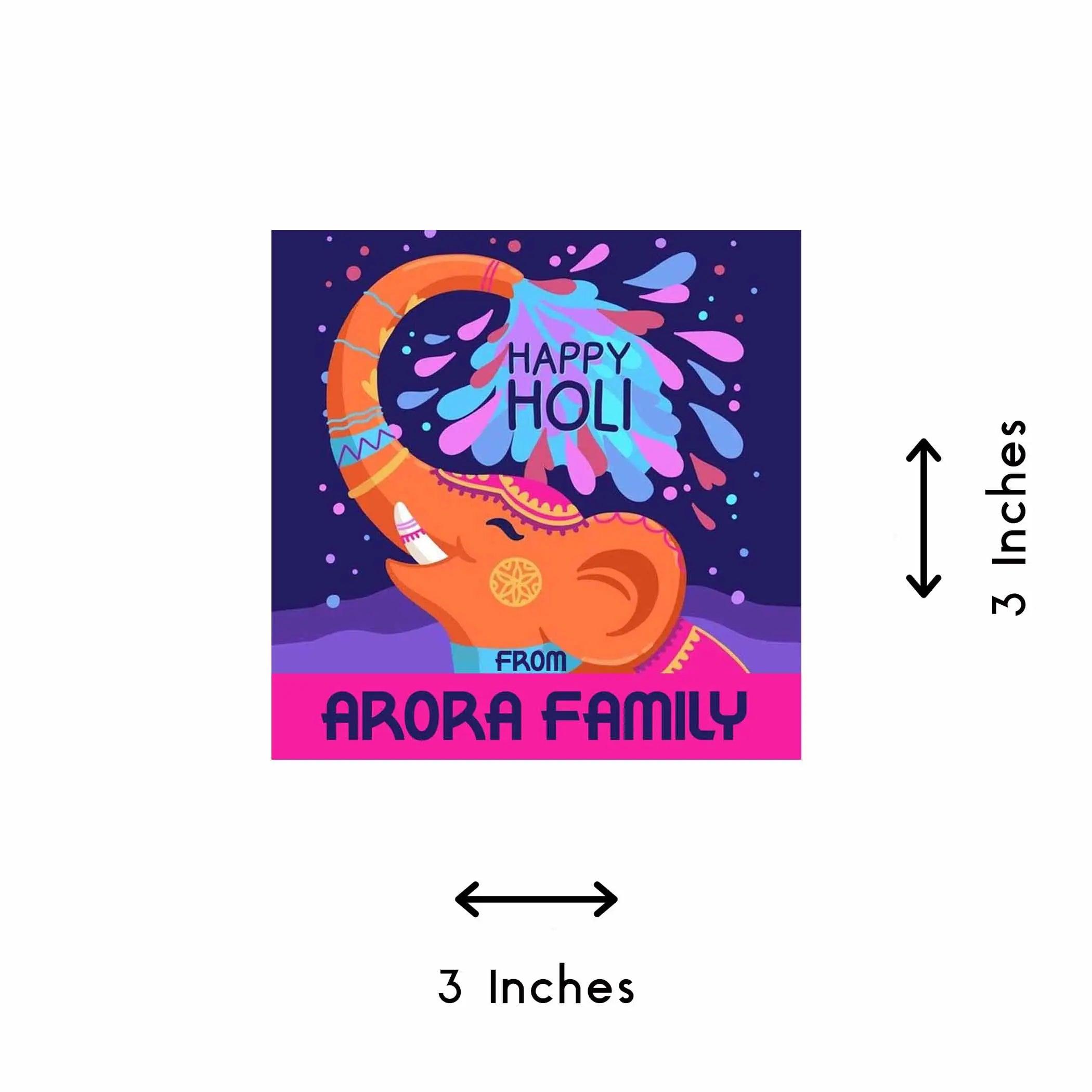 Holi Festival - Gift tags - Set of 10 - Chatterbox Labels