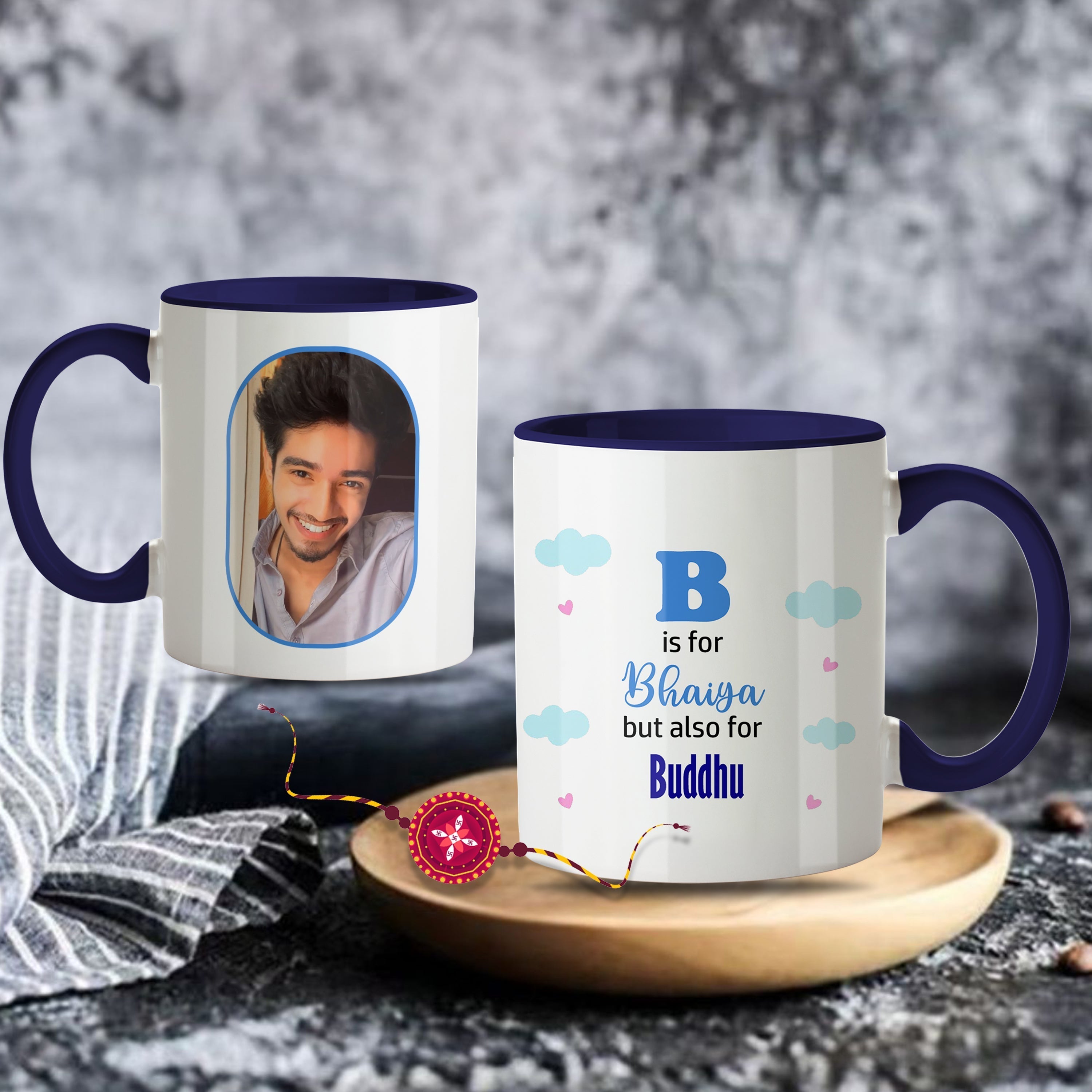 Personalised Photo Mugs - Rakhi Edition