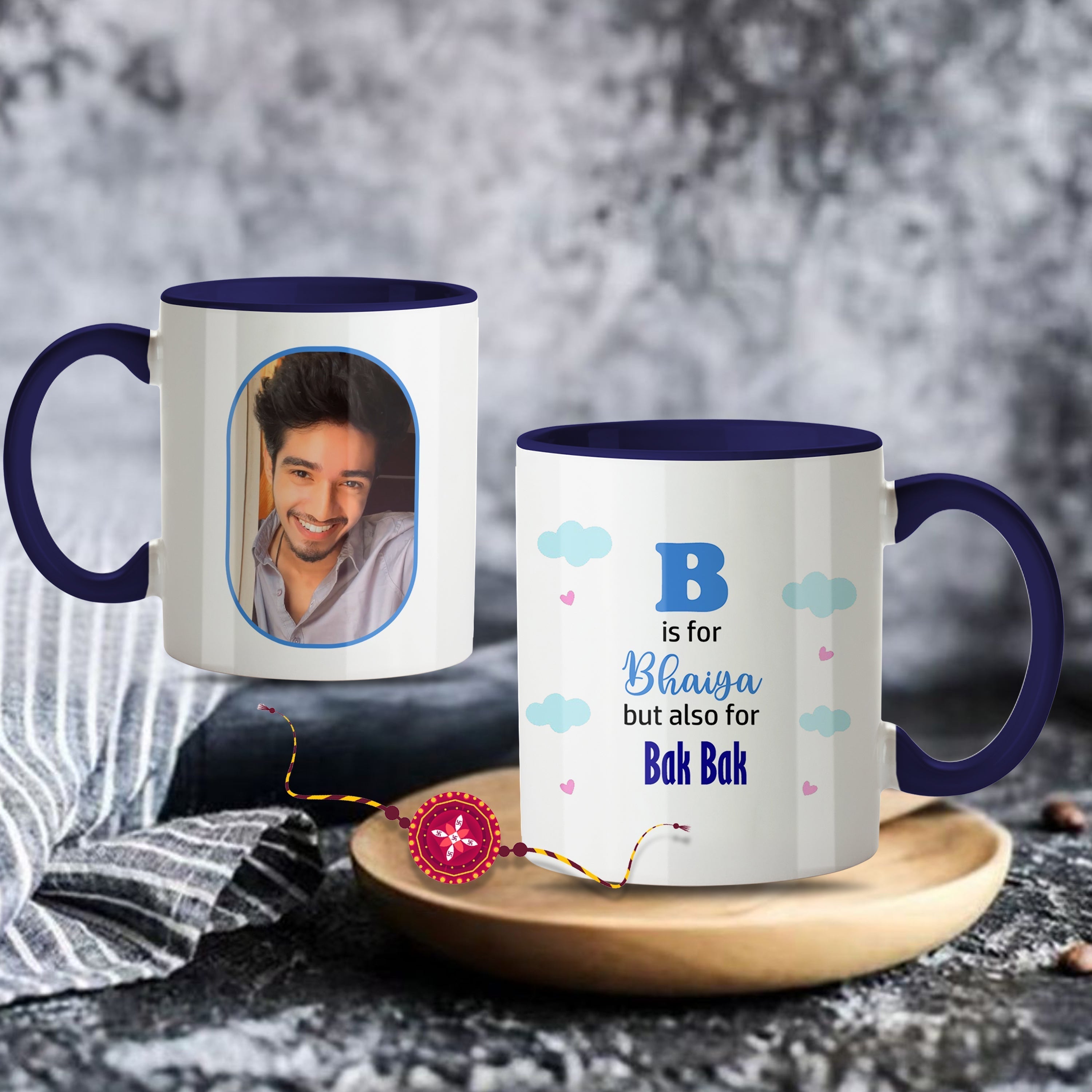 Personalised Photo Mugs - Rakhi Edition