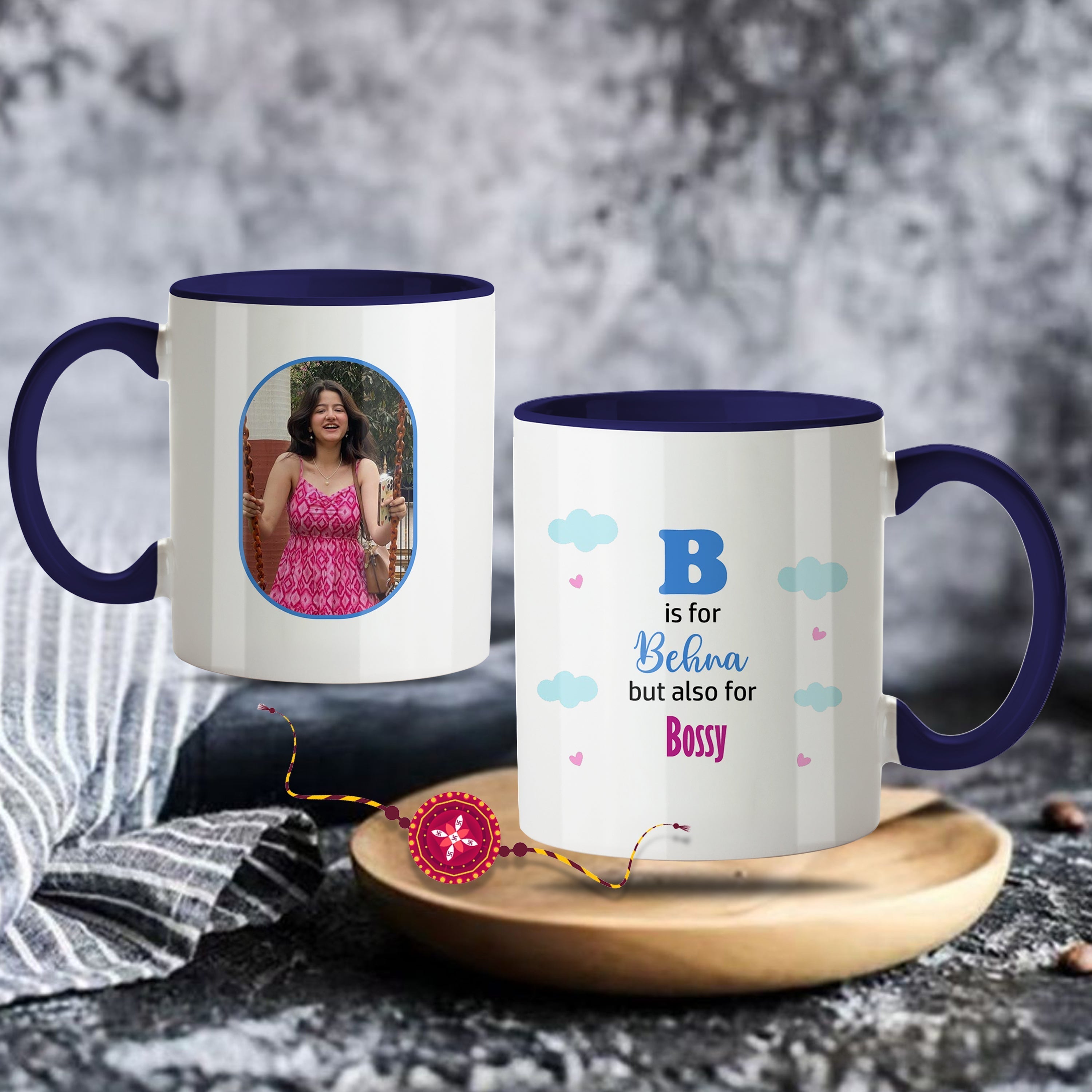 Personalised Photo Mugs - Rakhi Edition