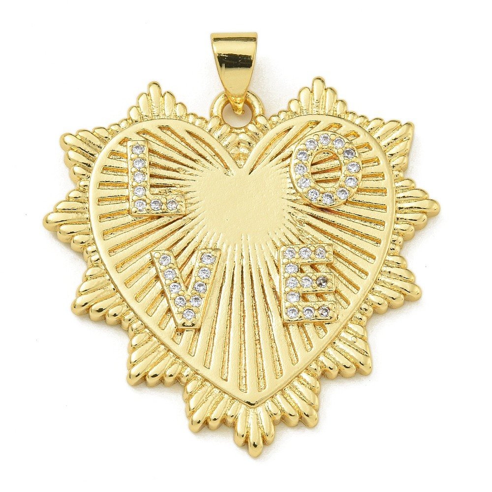 Edged Heart Charm