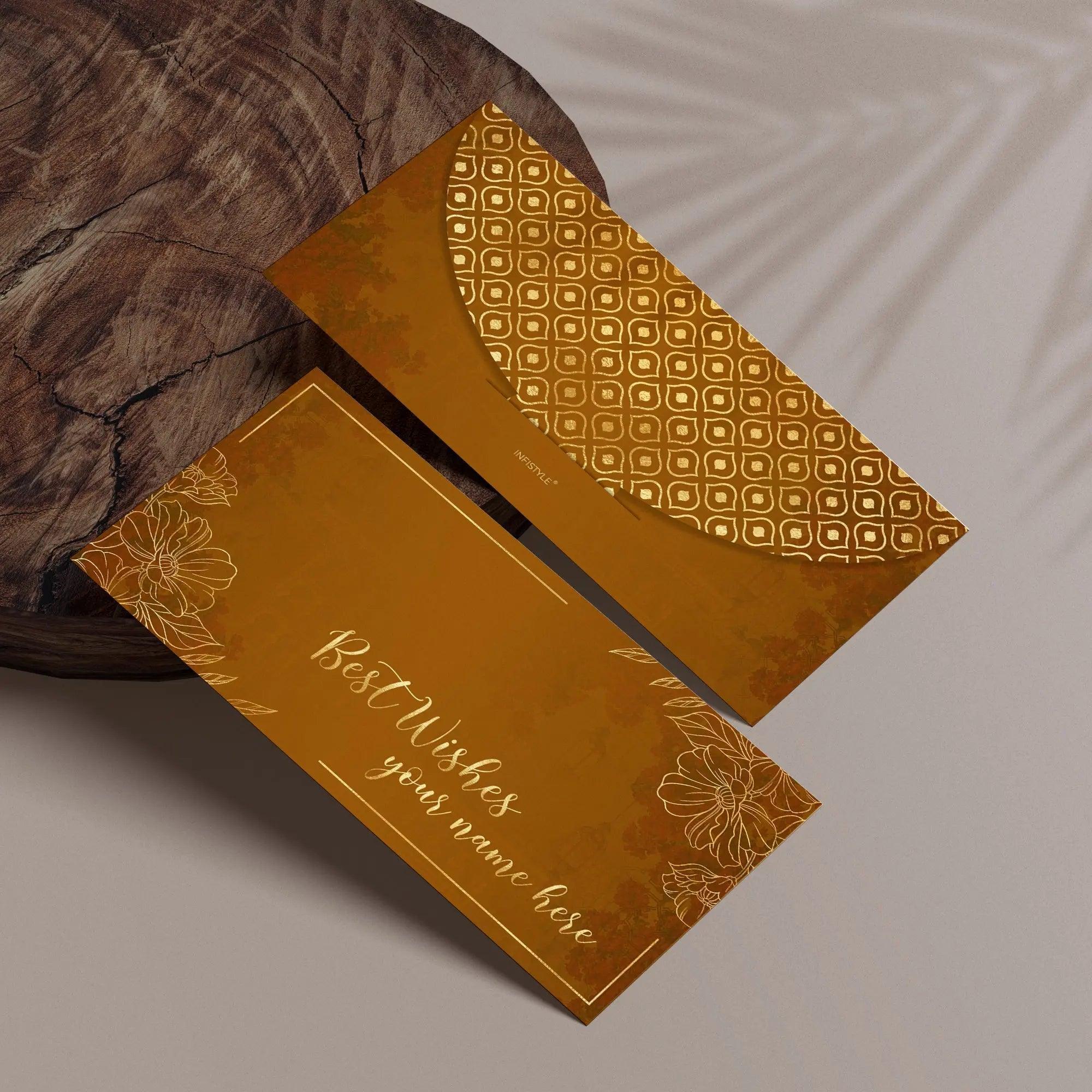 Luxe Money Envelopes -Golden Prestige- Set of 20 - Chatterbox Labels