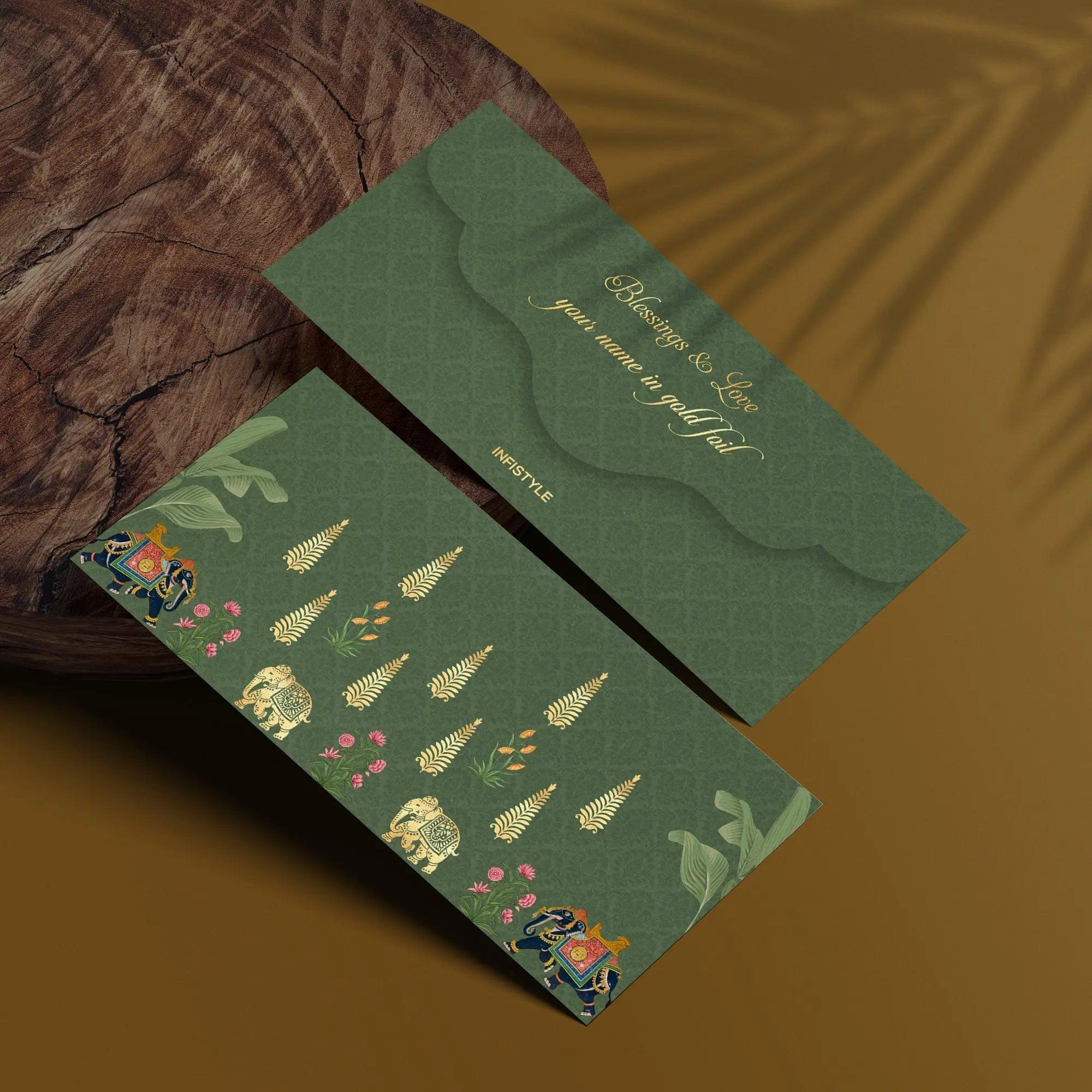 Luxe Money Envelopes -Royal Elephant- Set of 20 - Chatterbox Labels
