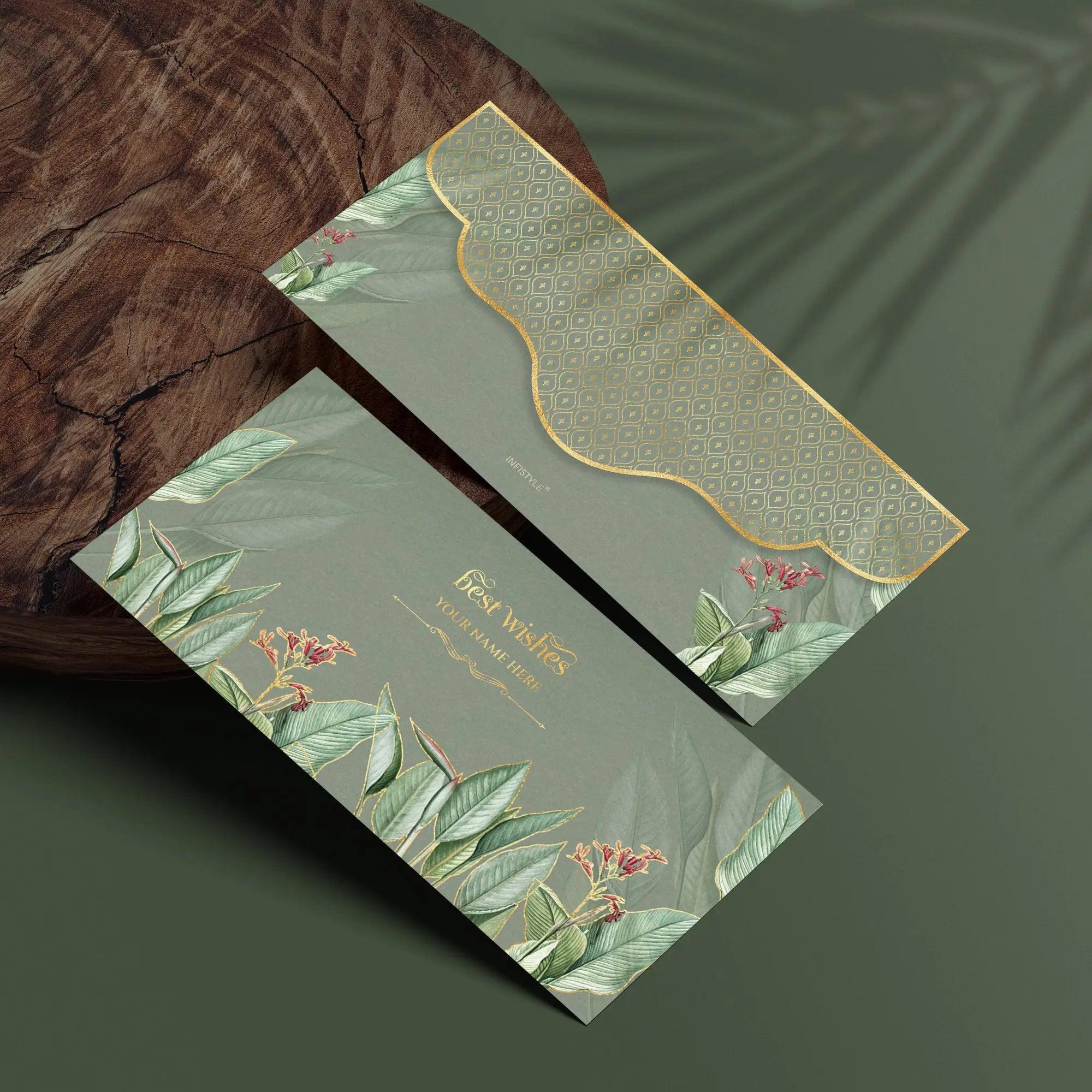 Luxe Money Envelopes -Tropical Gold- Set of 20 - Chatterbox Labels