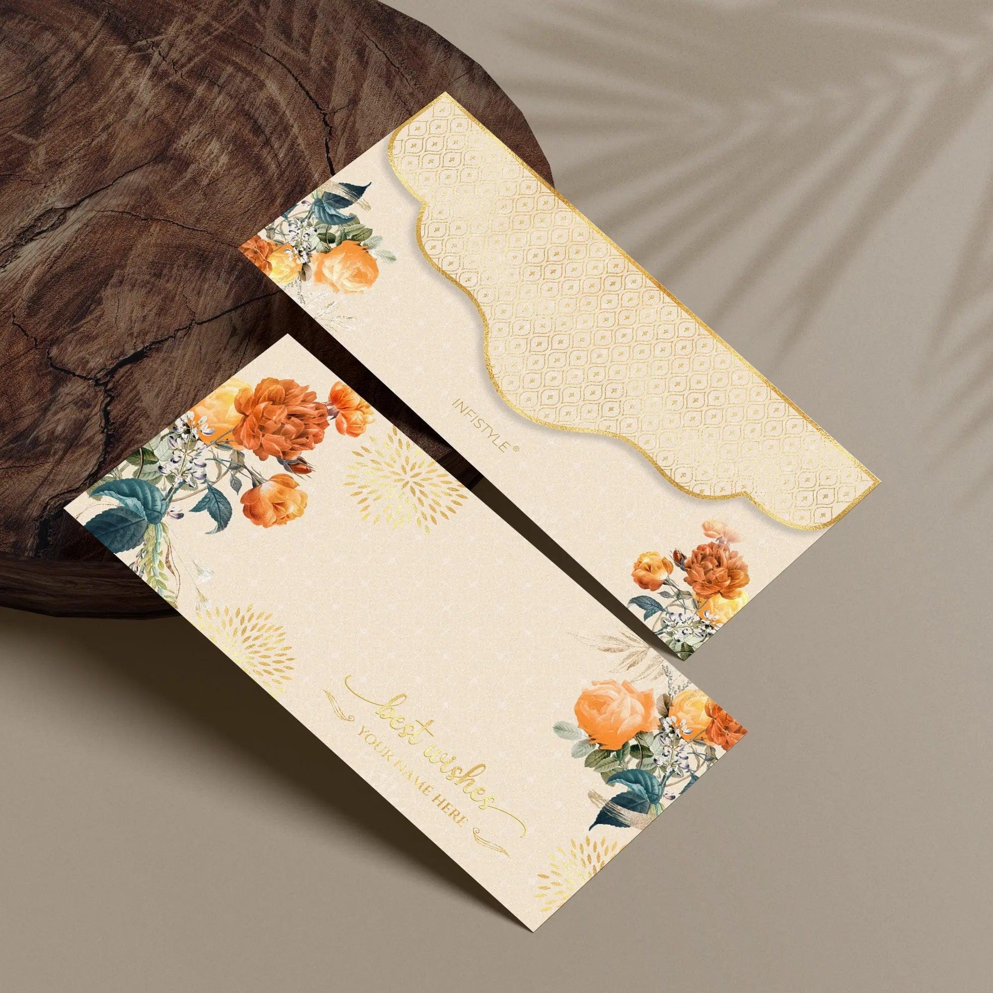 Luxe Money Envelopes -Floral Blossom- Set of 20 - Chatterbox Labels