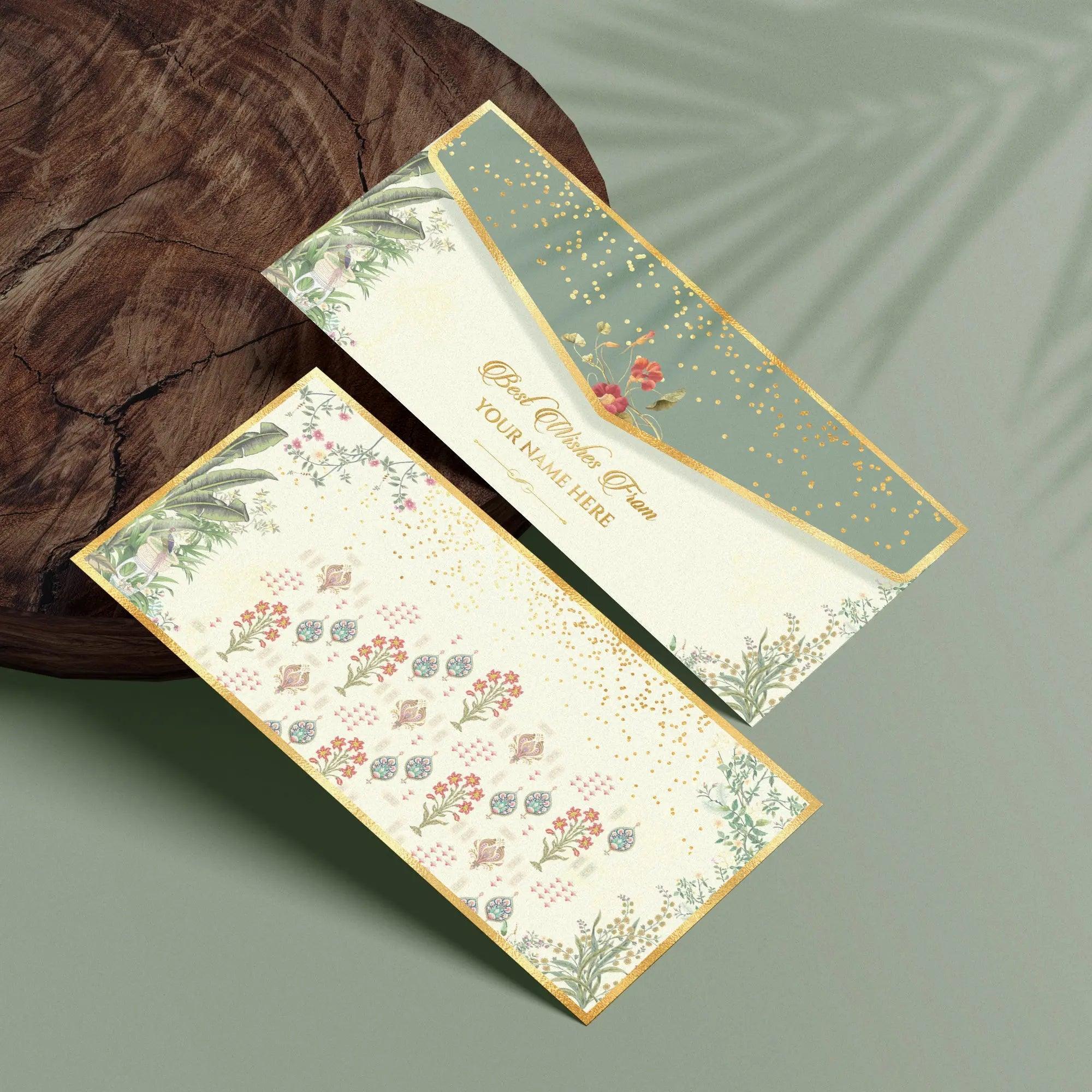 Luxe Money Envelopes -Floral Elegance- Set of 20 - Chatterbox Labels