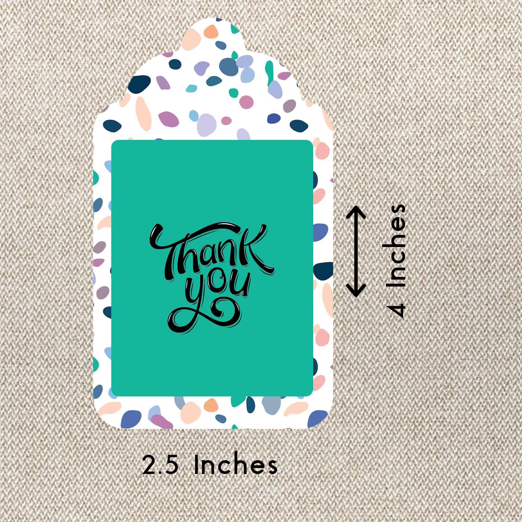 Personalised Thank You Cards - Mosaic Moments - Set of 15 Chatterbox Labels