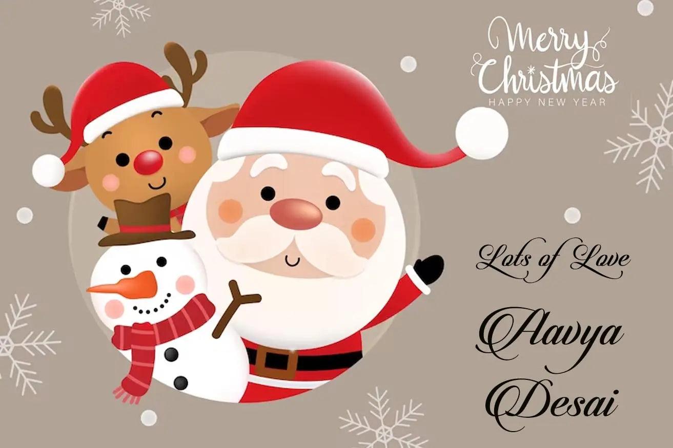 Personalised Christmas Gift Tags - Hello Santa - Set of 10 - Chatterbox Labels