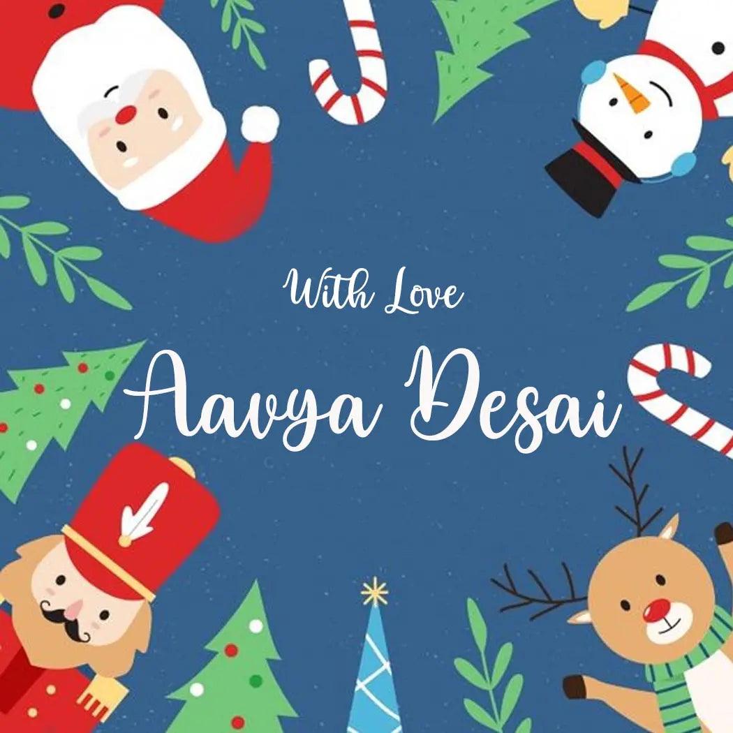 Personalised Christmas Gift Tags -Peek a boo- Set of 10 Chatterbox Labels