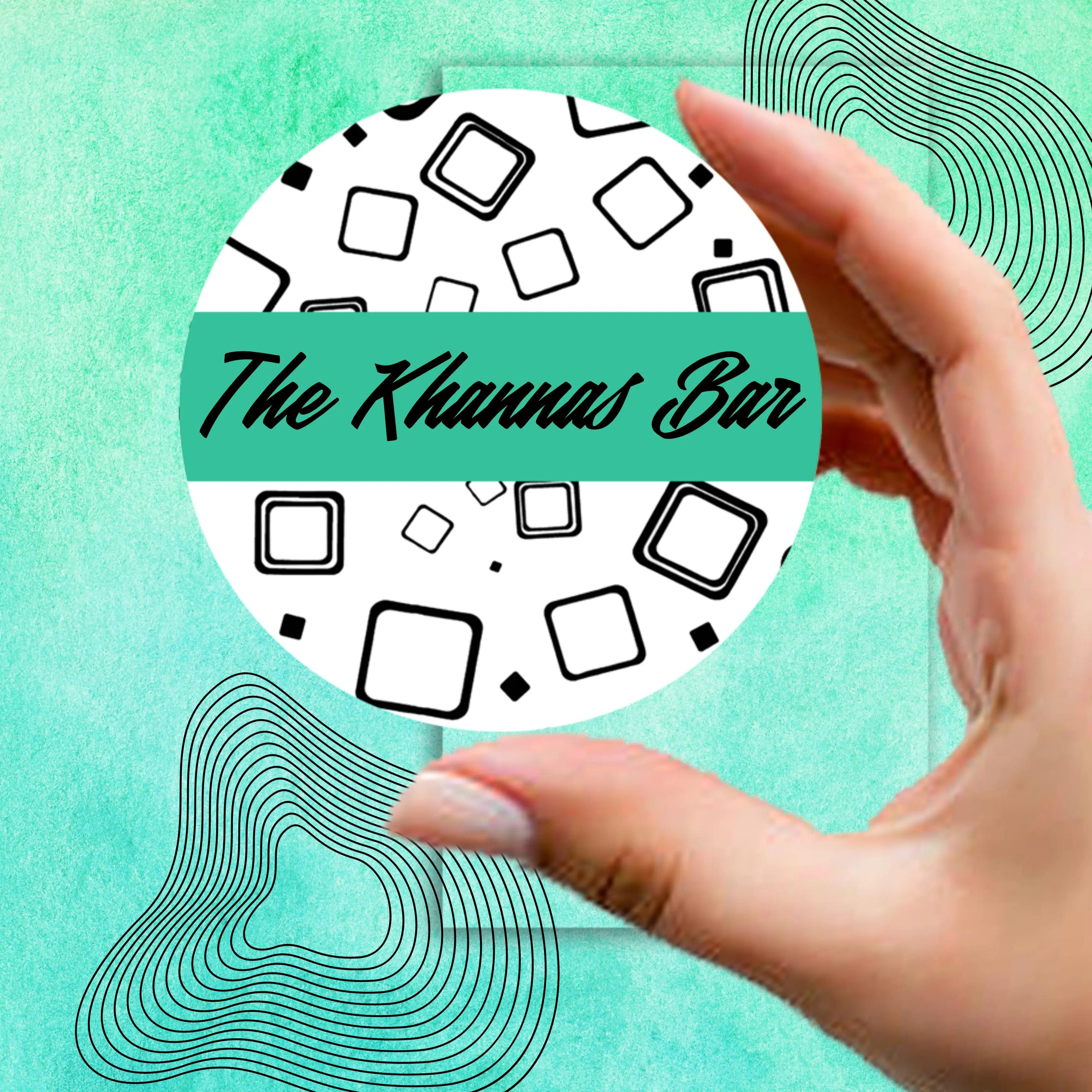 Personalised Coasters - Cubes Design - Set of 6 Chatterbox Labels