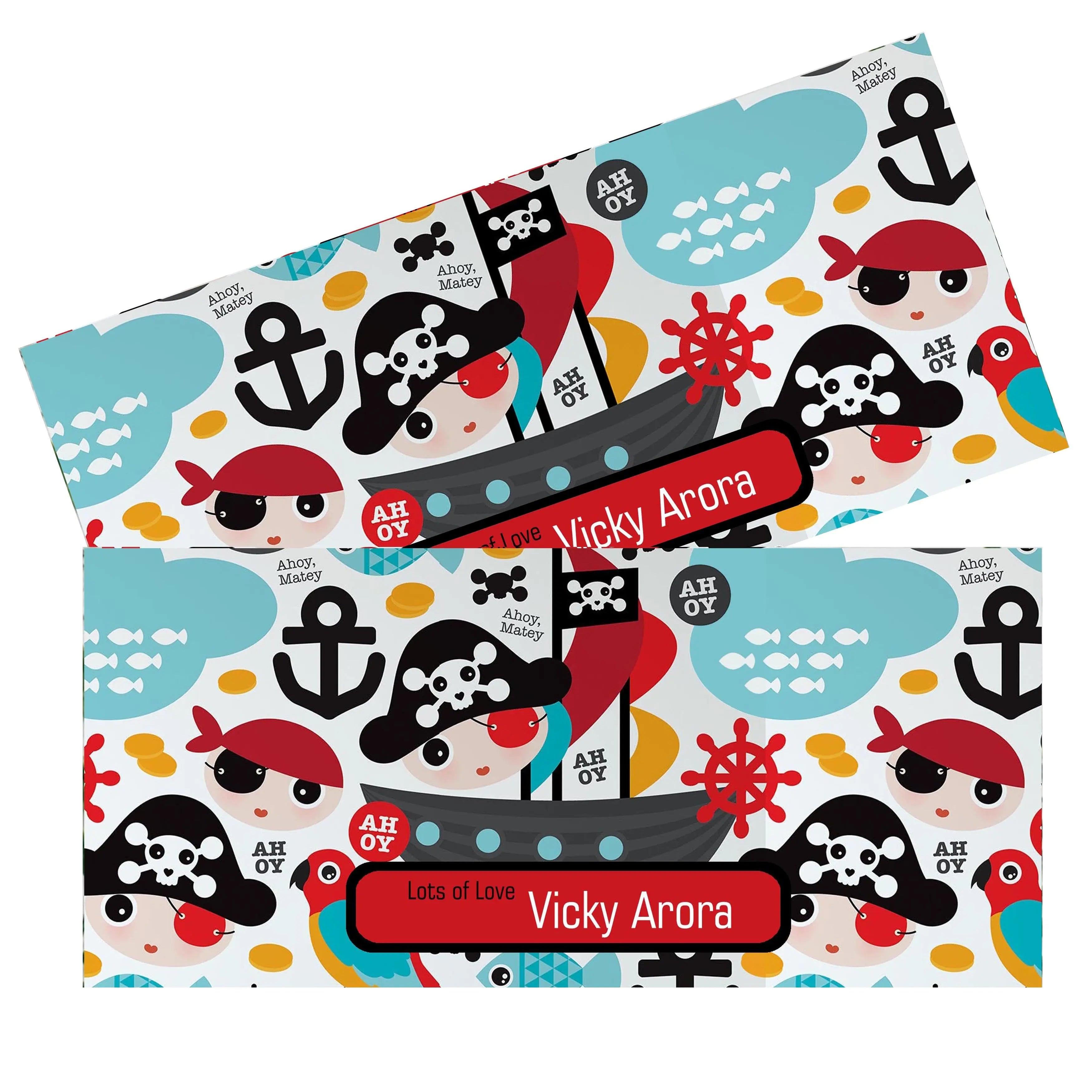Personalised Money Envelopes - Ahoy Theme - Set of 20 Chatterbox Labels