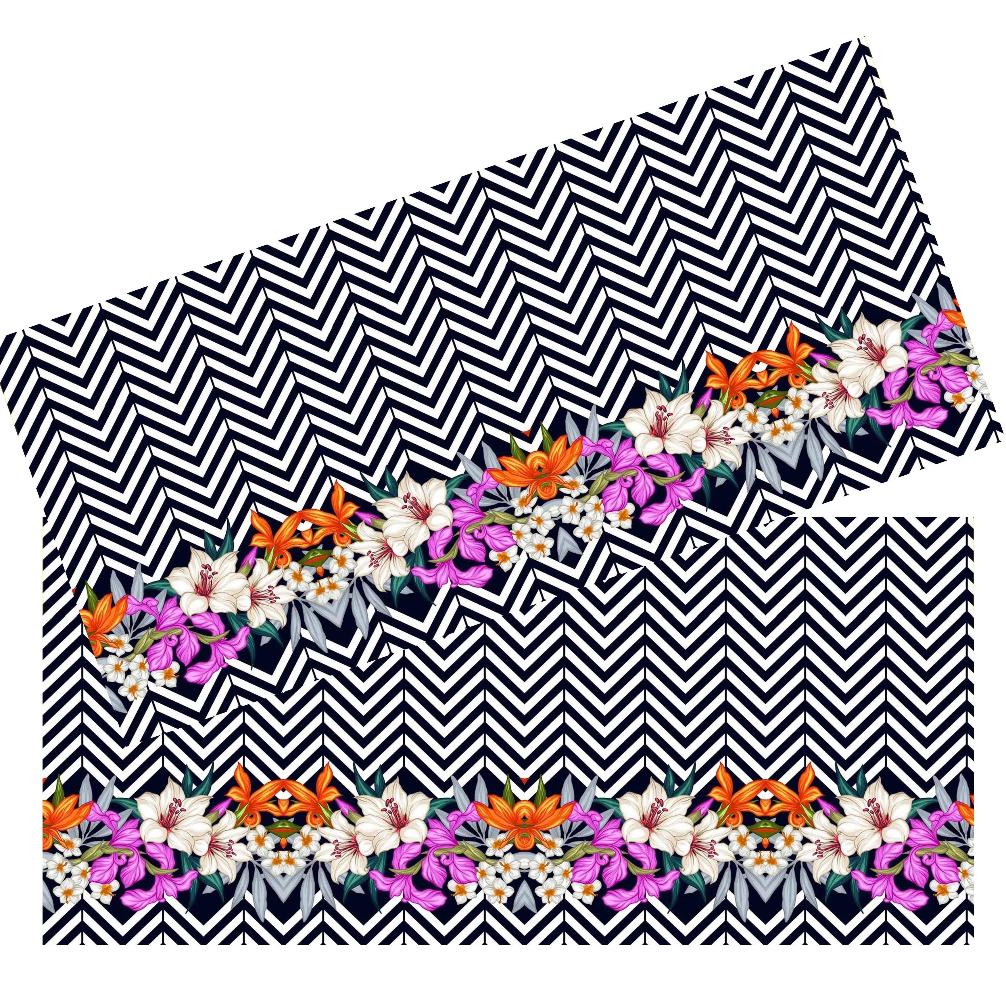 Personalised Money Envelopes - Chevron Orchids - Set of 20 Chatterbox Labels