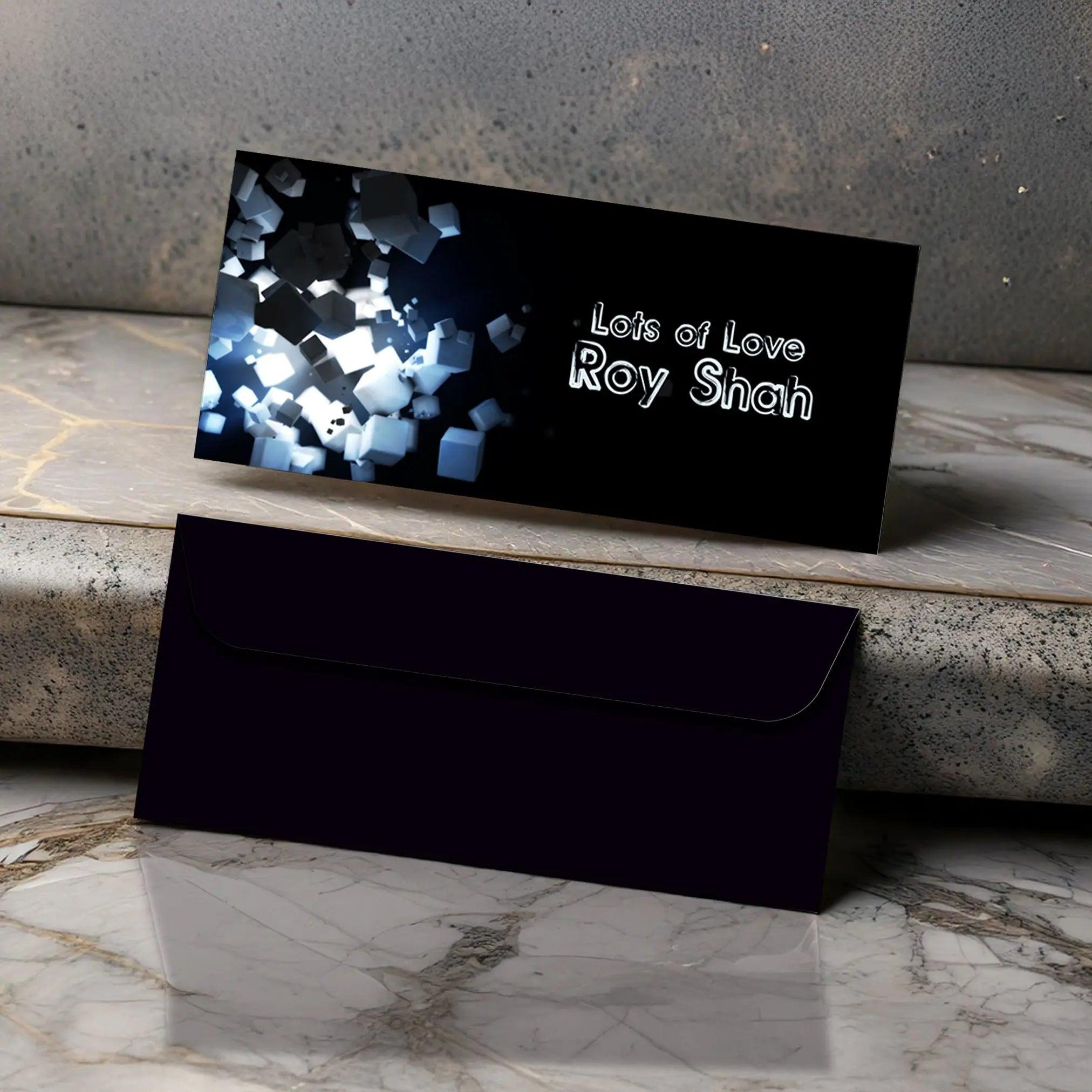 Personalised Money Envelopes - Ice Cubes Theme - Set of 20 Chatterbox Labels