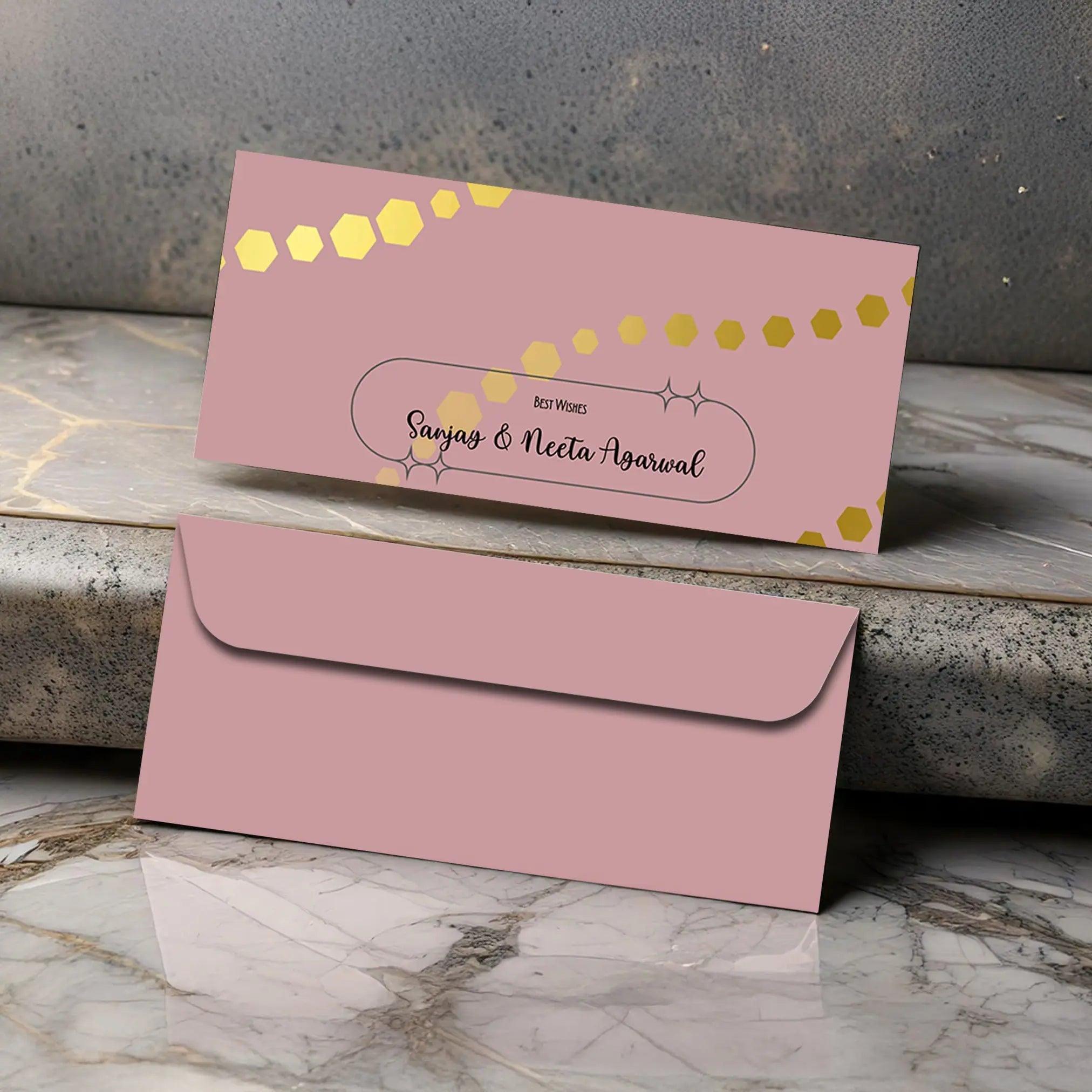 Personalised Money Envelopes - Rose Celebration - Set of 20 Chatterbox Labels