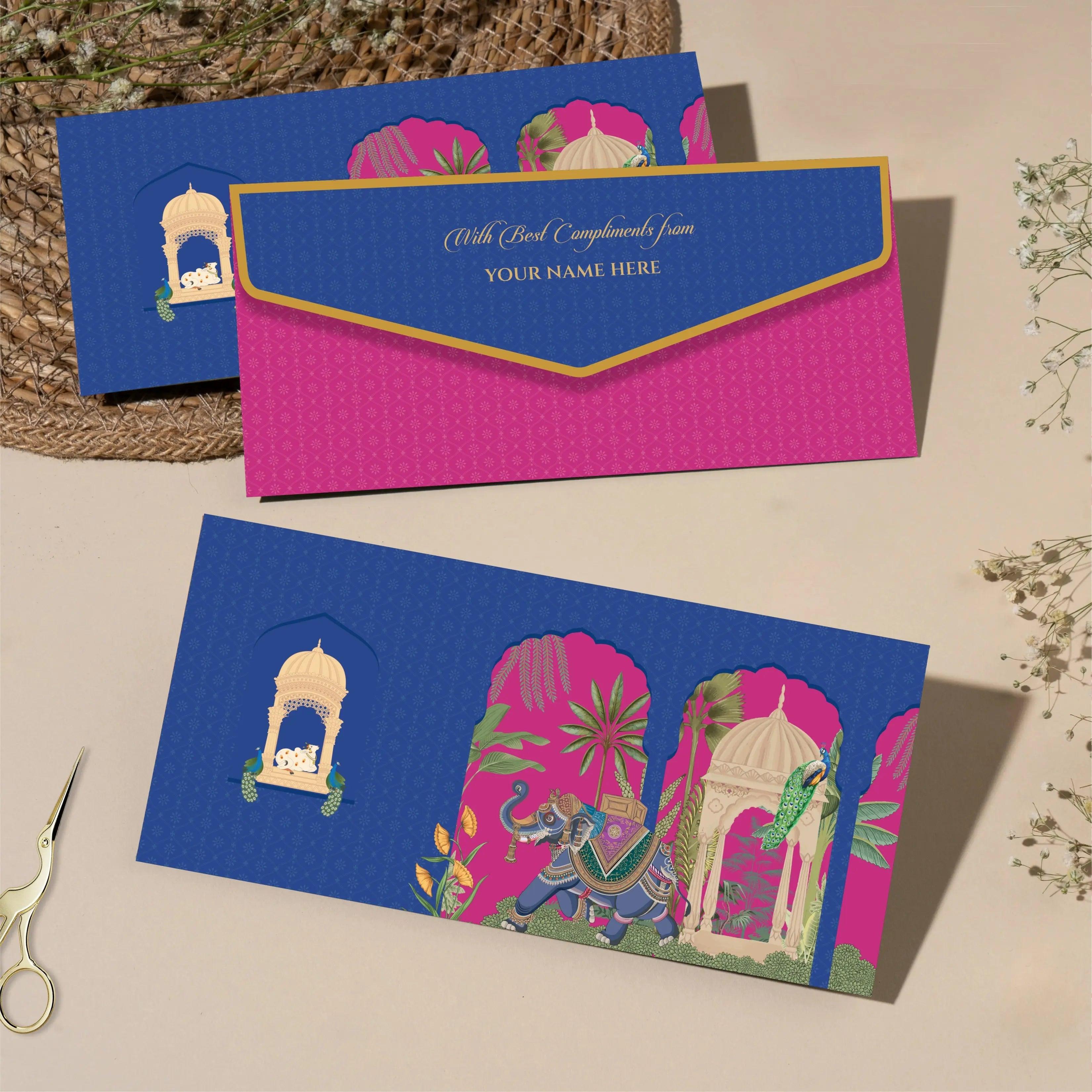 Personalised Money Envelopes - Royal Courtyard- Set of 20 Chatterbox Labels