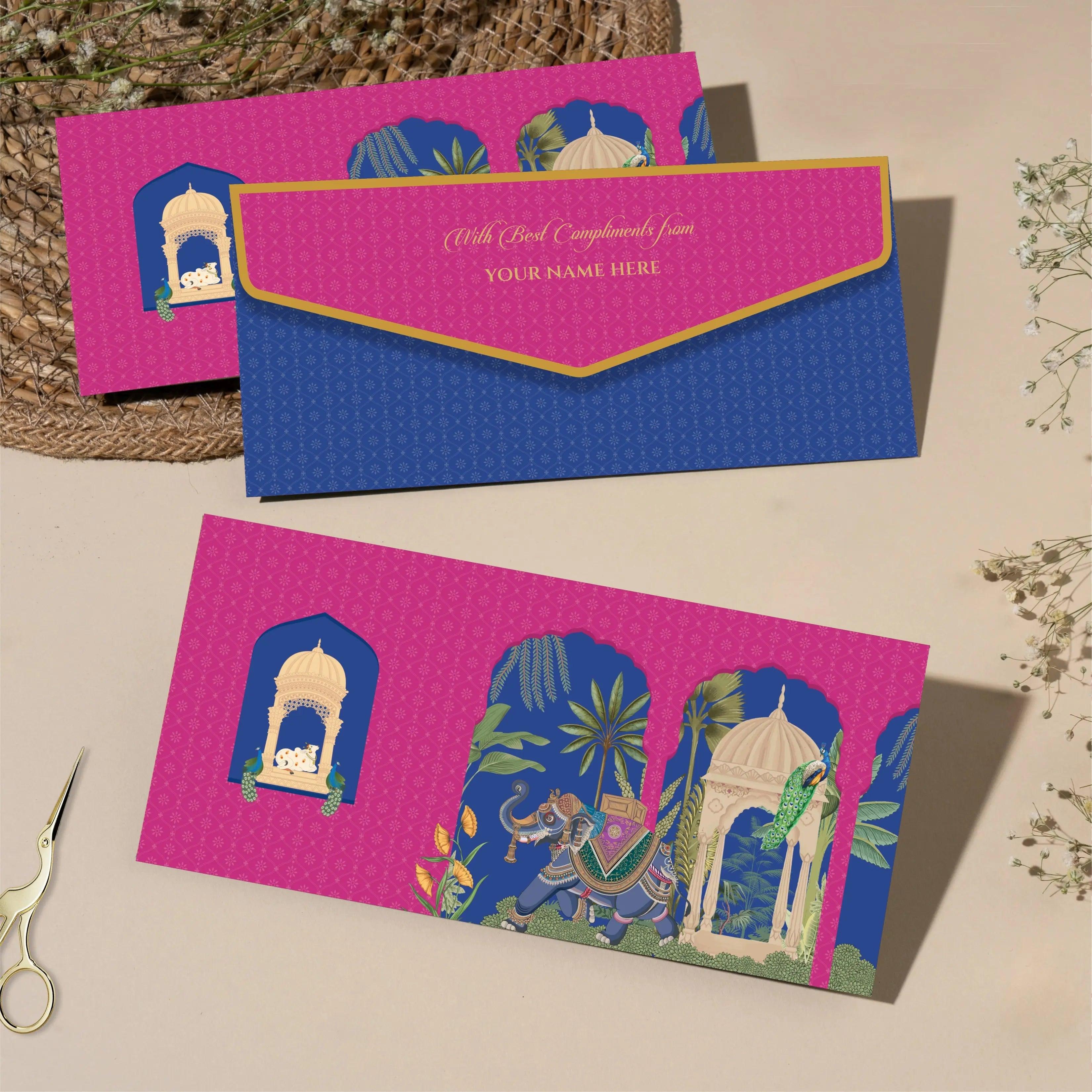 Personalised Money Envelopes - Royal Courtyard- Set of 20 Chatterbox Labels