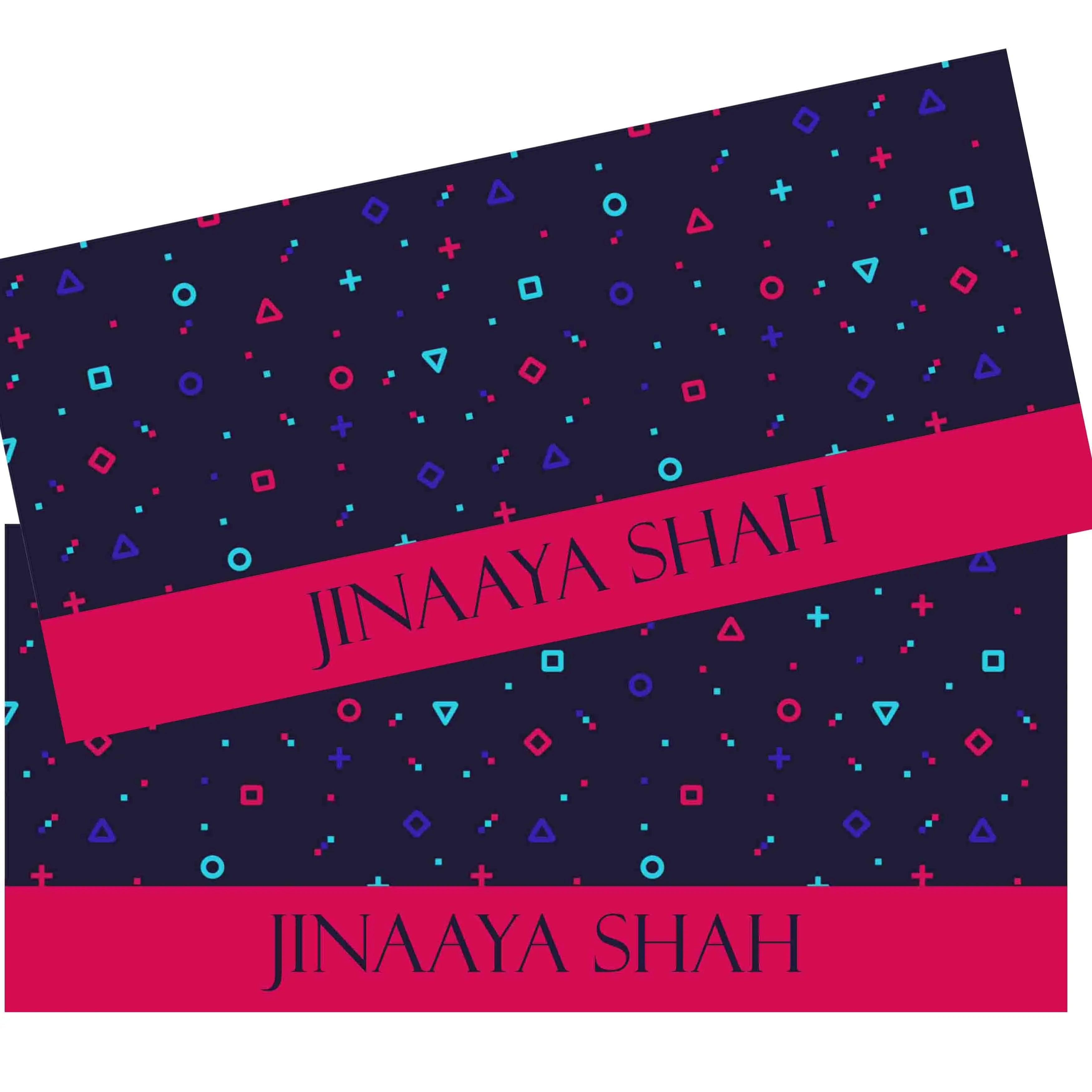 Personalised Money Envelopes - Shapes Theme - Set of 20 Chatterbox Labels
