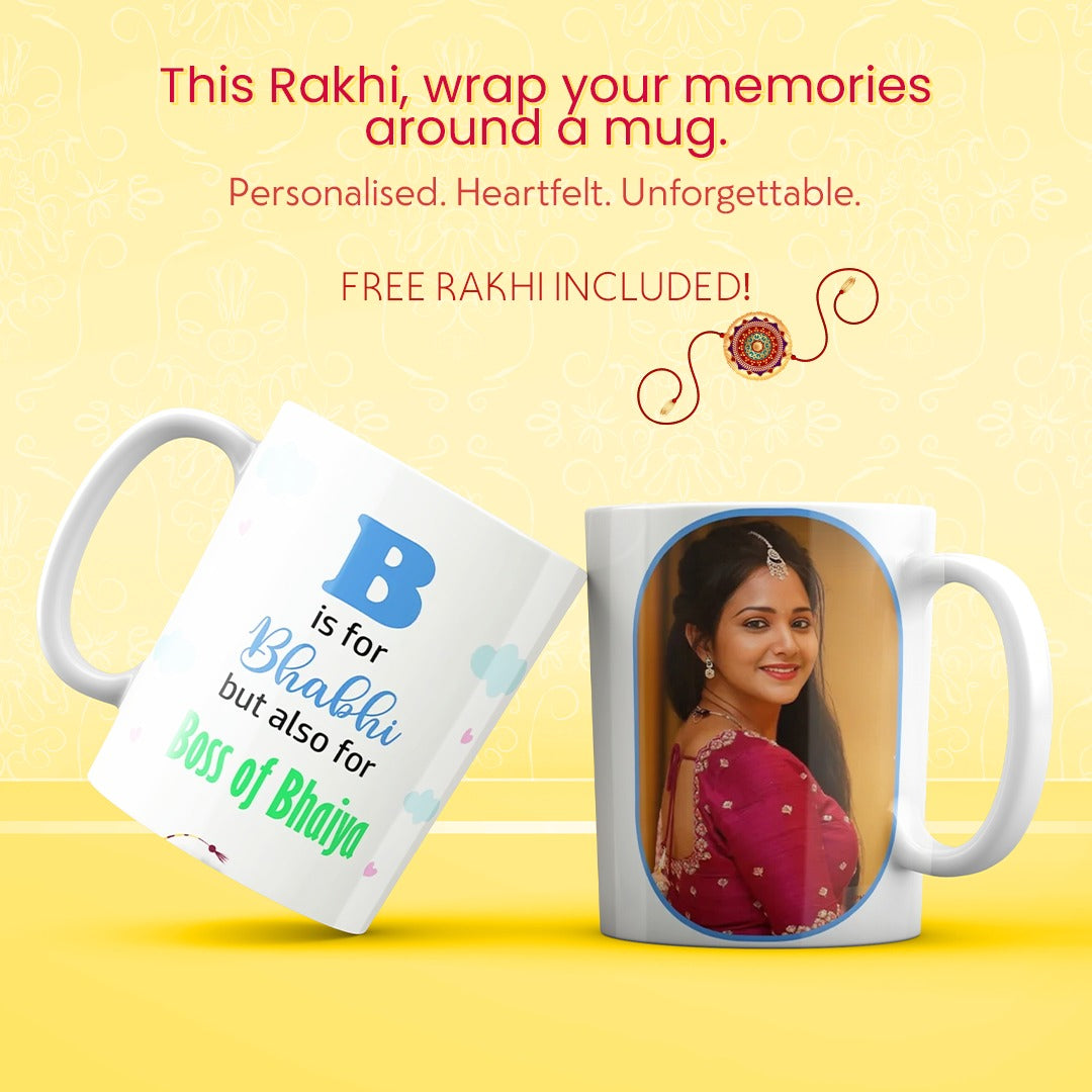 Personalised Photo Mugs - Rakhi Edition