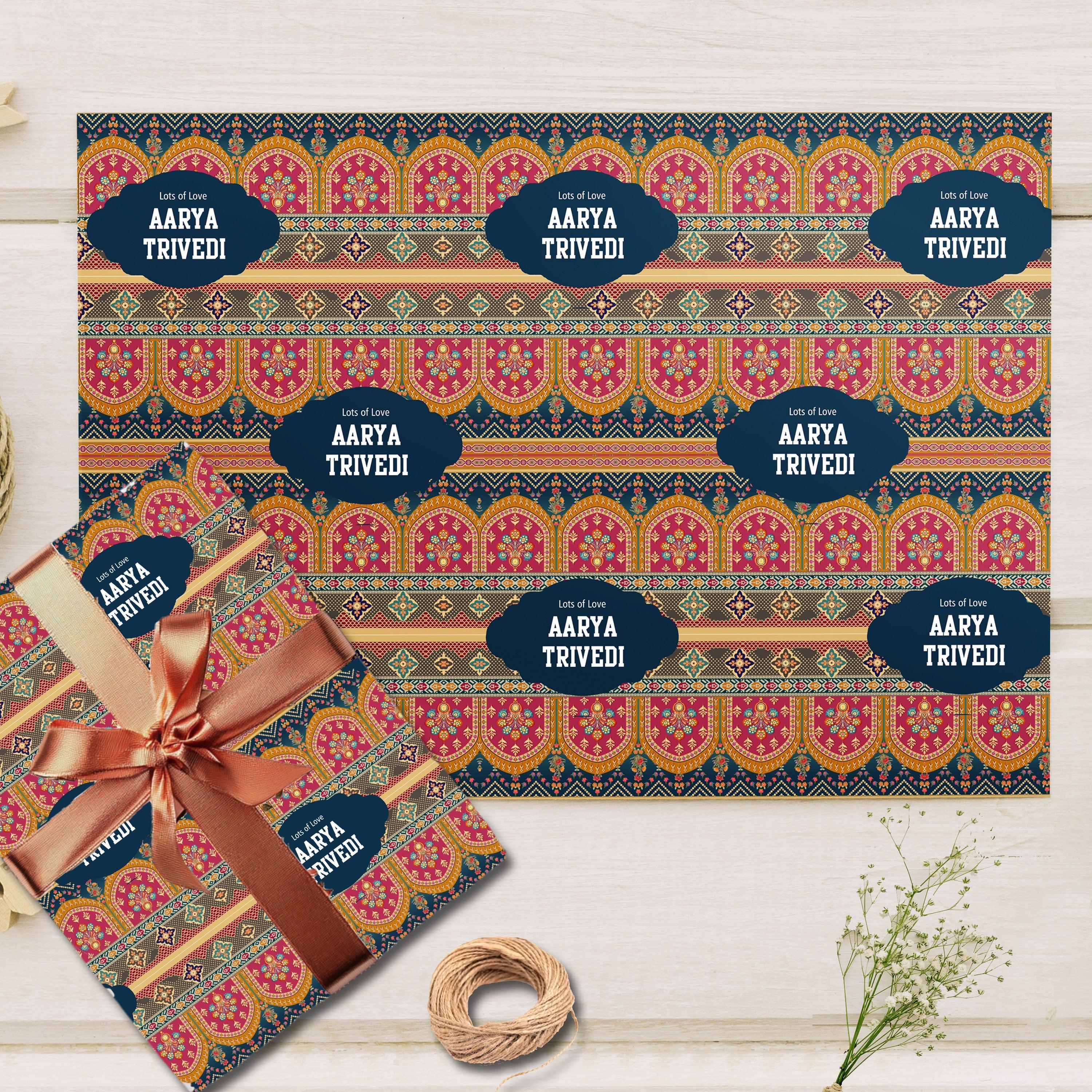 Custom Gift Wrapping Paper - Rangrez Design